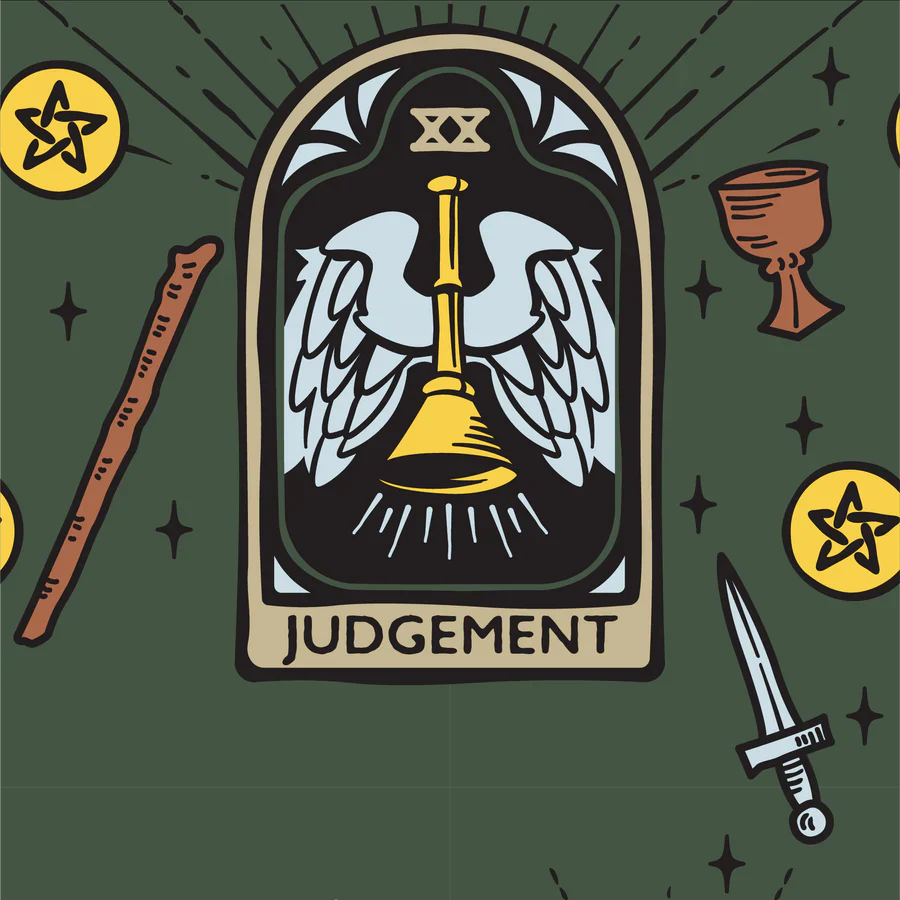 Judgement Tarot Nouveau Crew Socks - Image 4