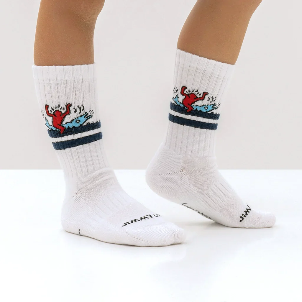 Keith Haring Dolphin Kids Athletic Socks - Image 3