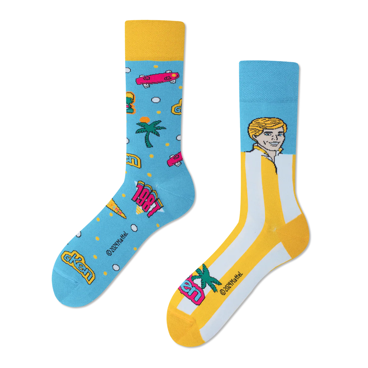 Ken 90's Mismatched Socks