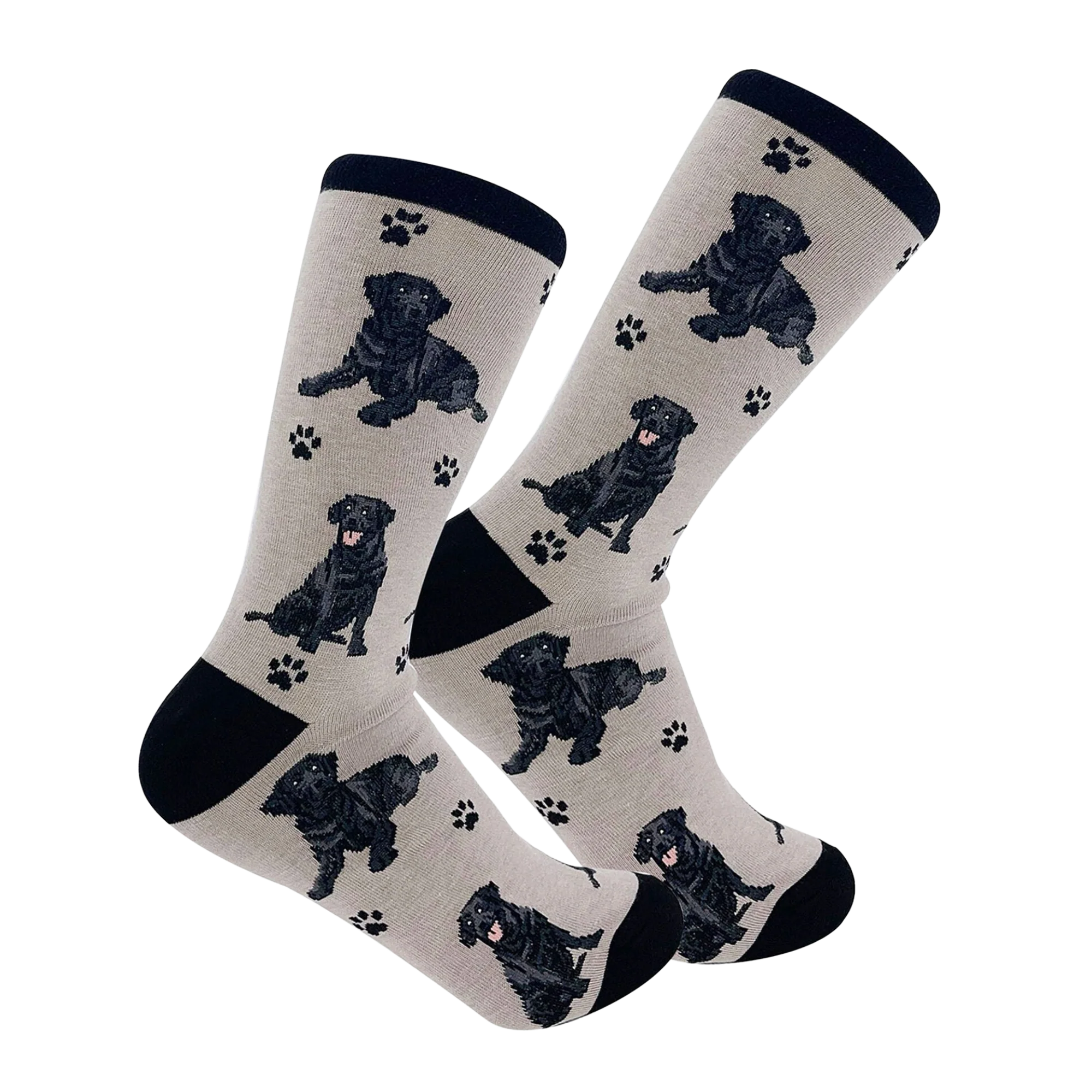 Black Labrador Dog Full Body Socks