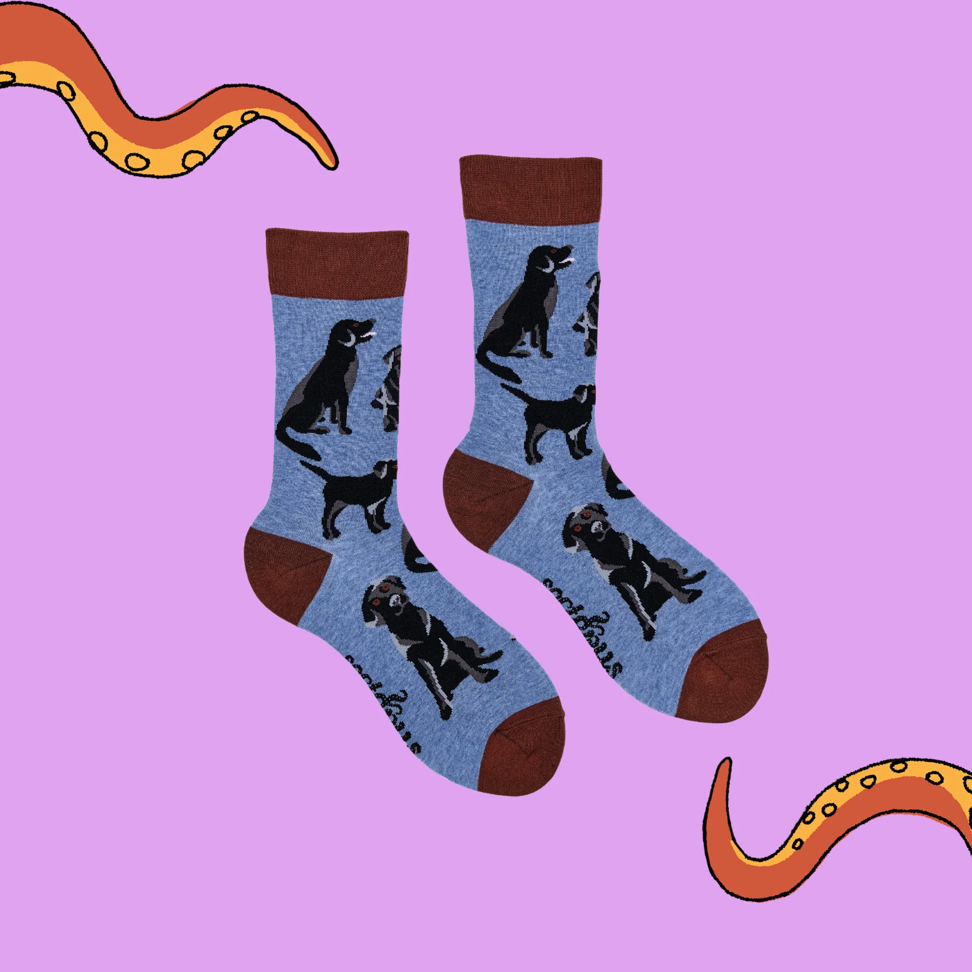 Labrador Socks - Black Lab - Image 3