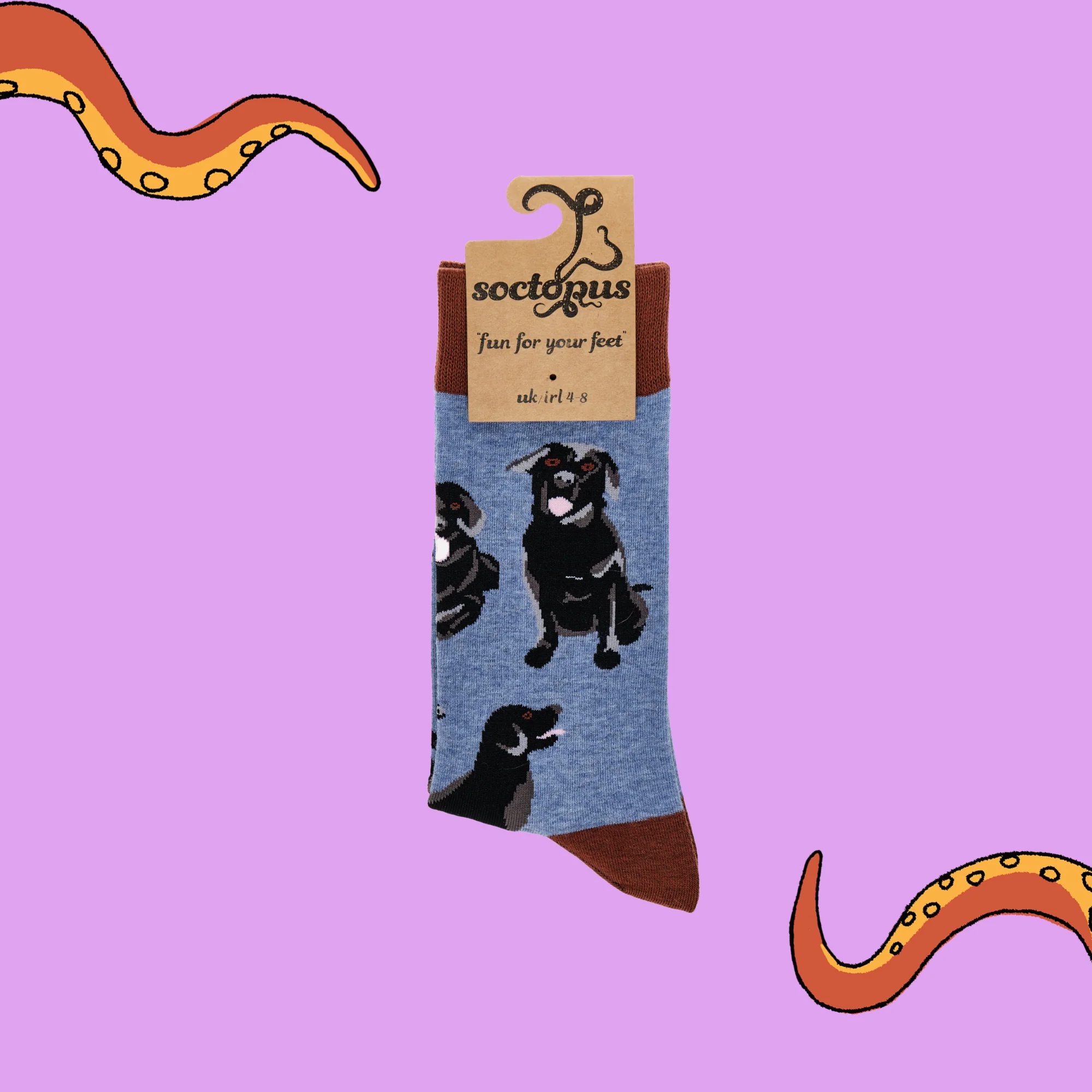 Labrador Socks - Black Lab - Image 4