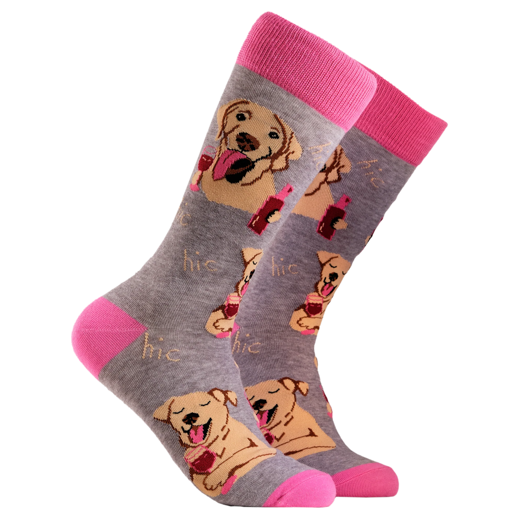 Labrador Socks - Lab In Wine - Image 4