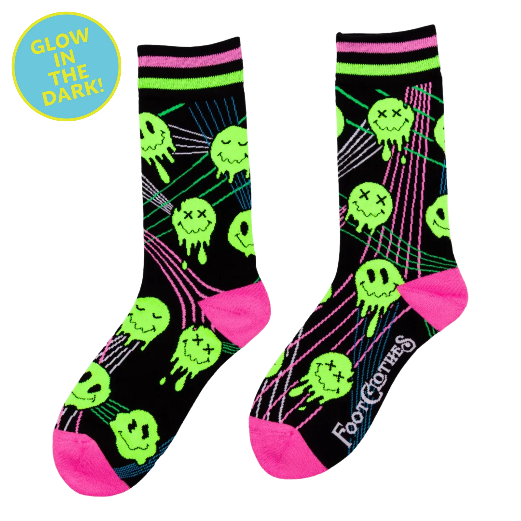 Laser Bass Face Melt Supreme Socks