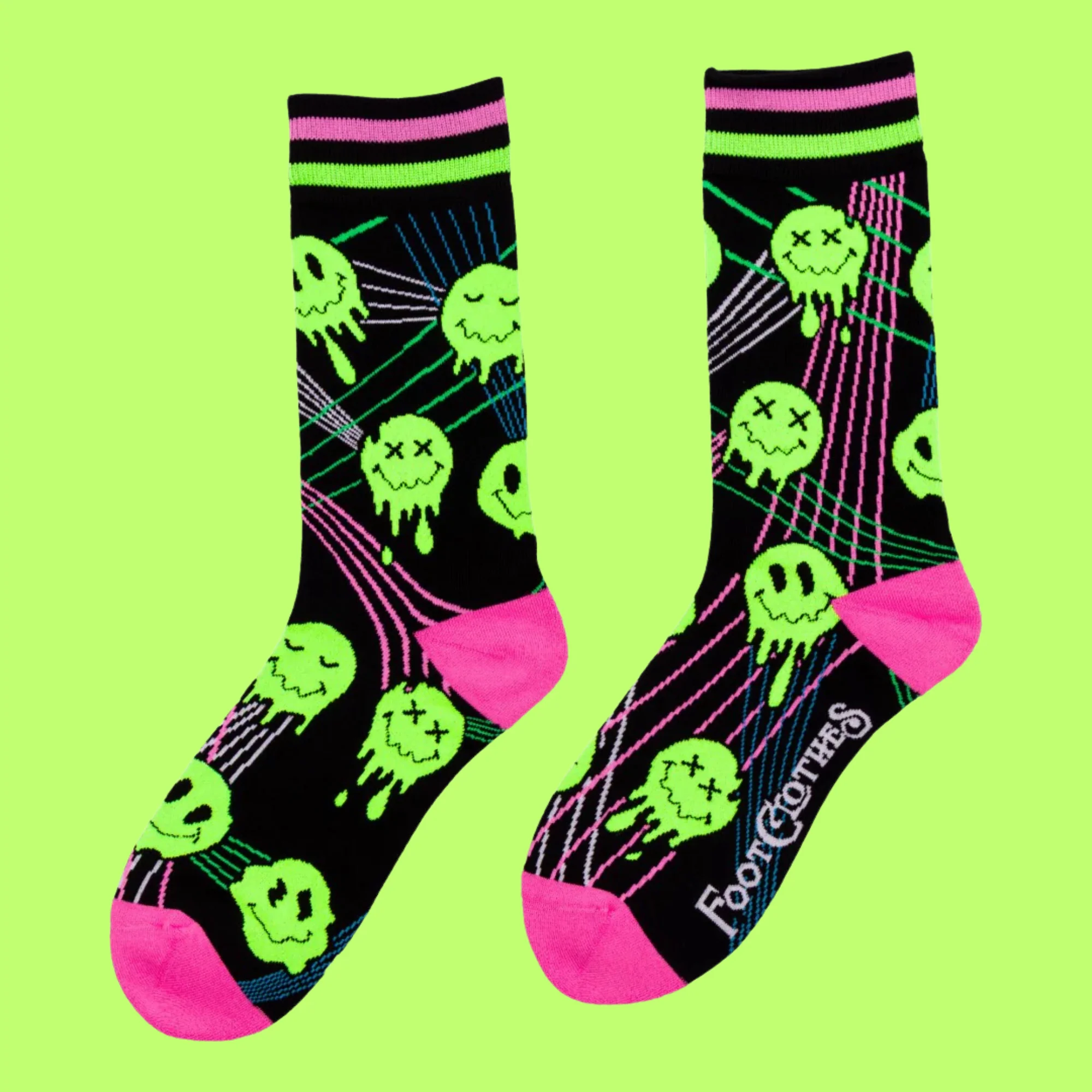 Laser Bass Face Melt Supreme Socks - Image 2
