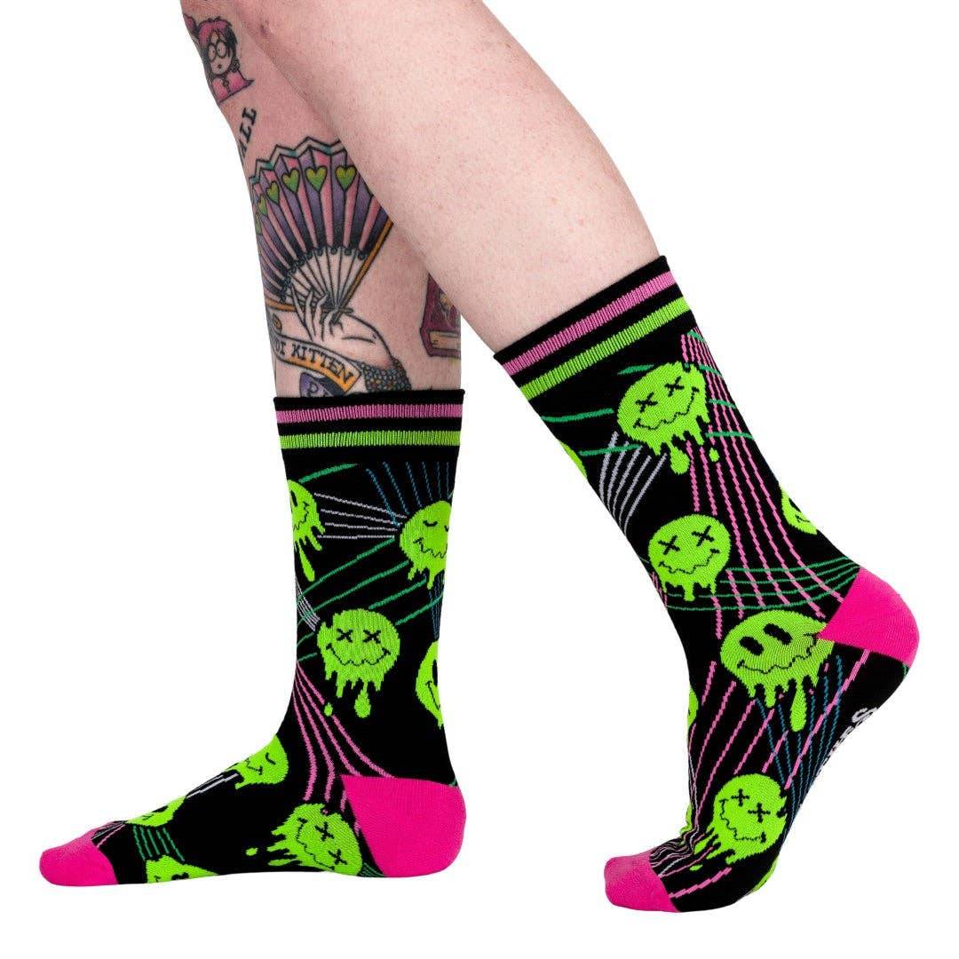 Laser Bass Face Melt Supreme Socks - Image 3
