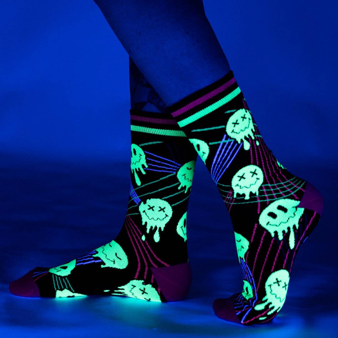 Laser Bass Face Melt Supreme Socks - Image 4