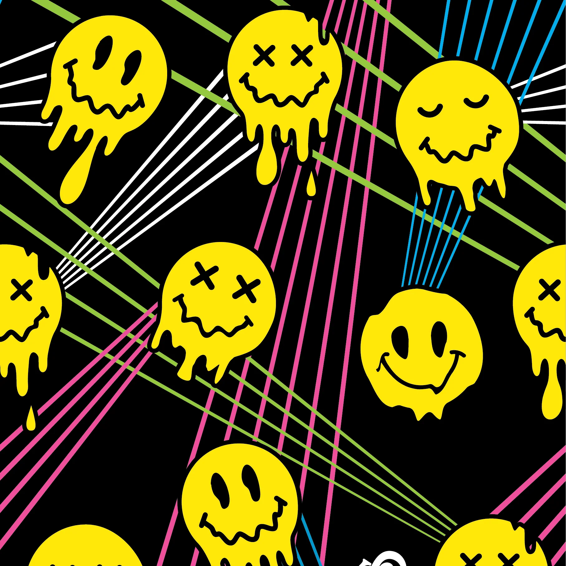 Laser Bass Face Melt Supreme Socks - Image 5