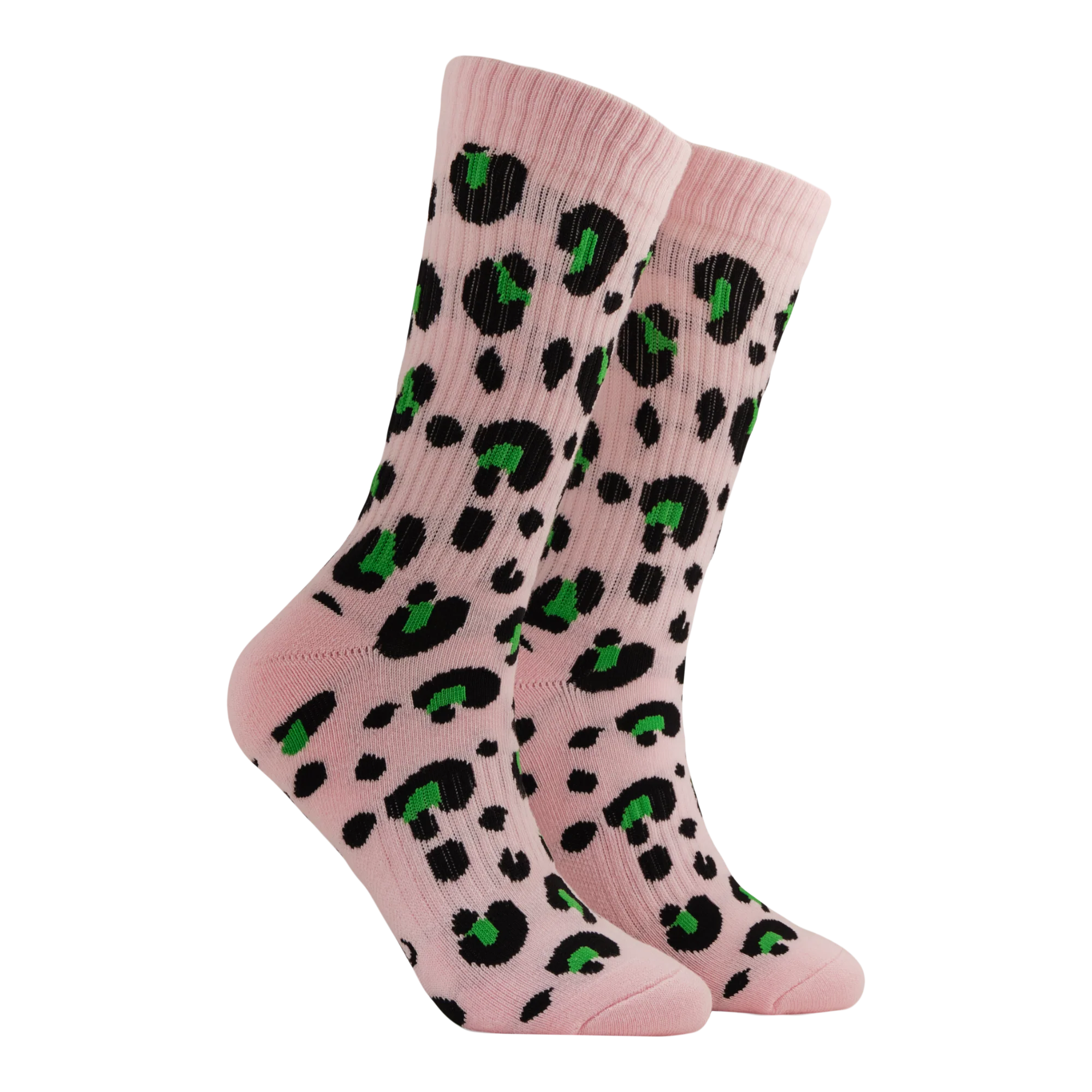 Leopard Print Athletic Socks - Image 2