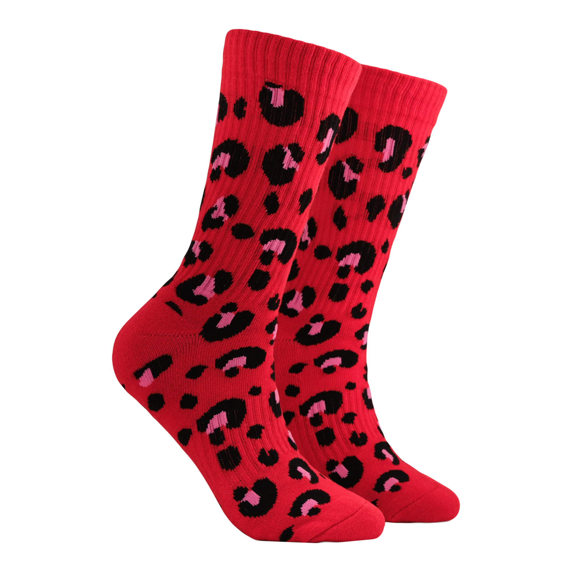 Leopard Print Athletic Socks - Image 3