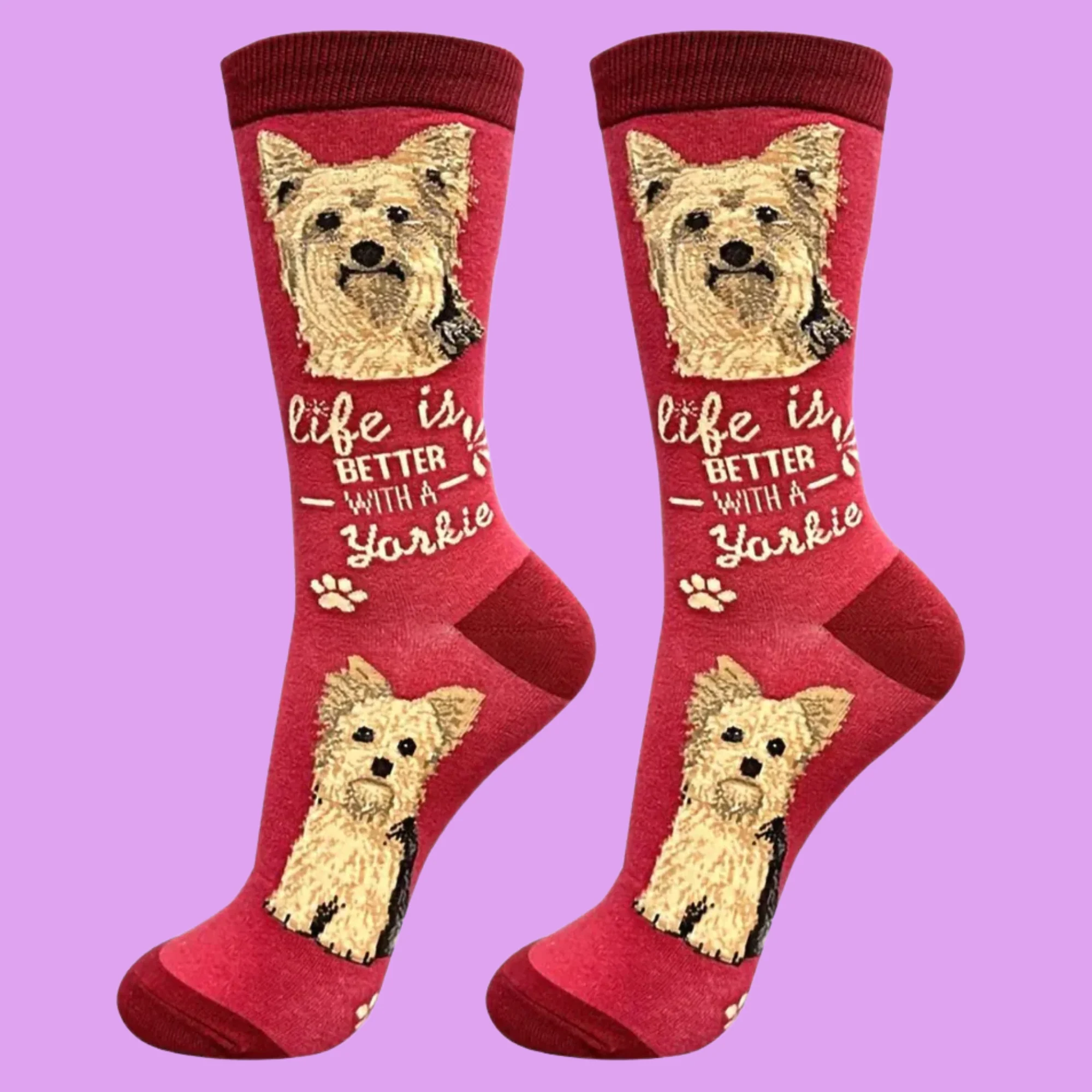 Life is Better With a Yorkie Dog Socks - Image 2