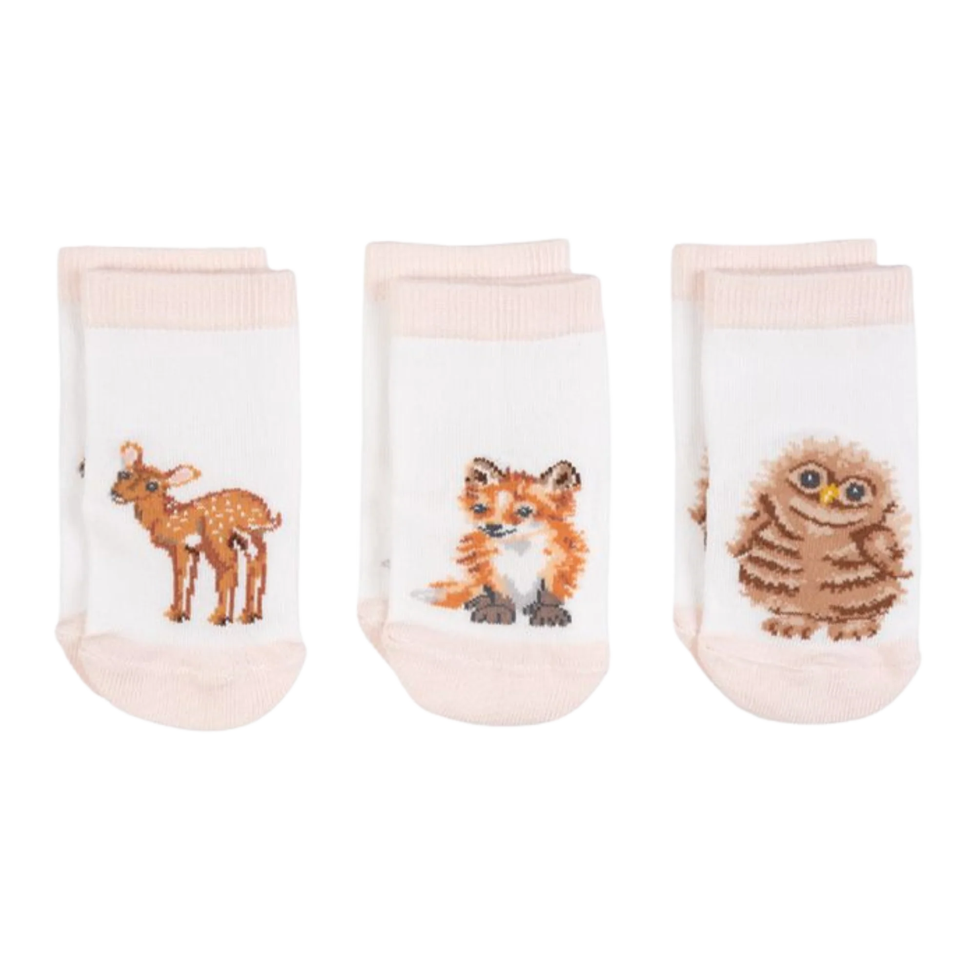 Little Forest Woodland Animal Baby Socks