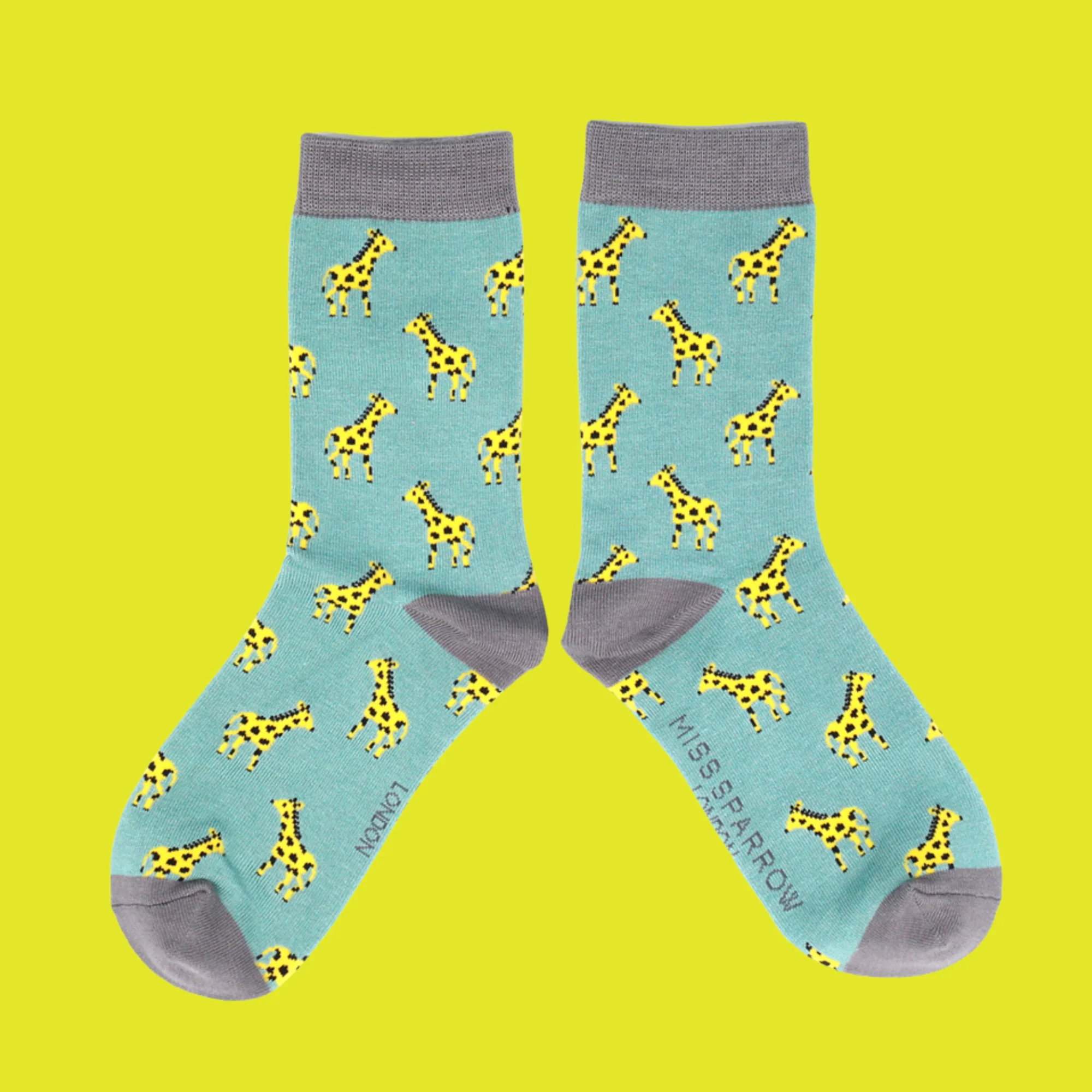 Little Giraffes Bamboo Socks - Miss Sparrow - Image 3
