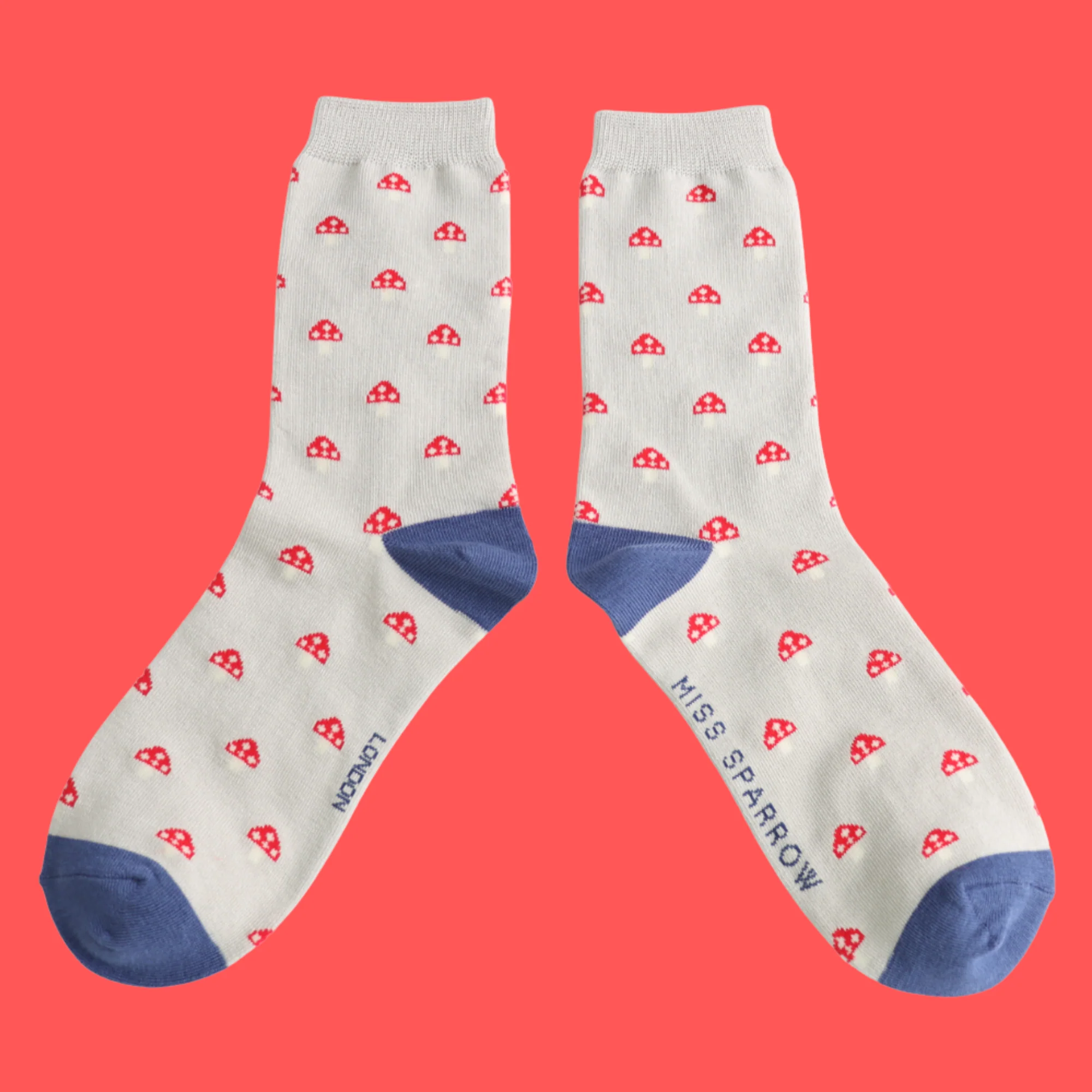 Bamboo Socks - Little Mushrooms - Miss Sparrow - Image 3