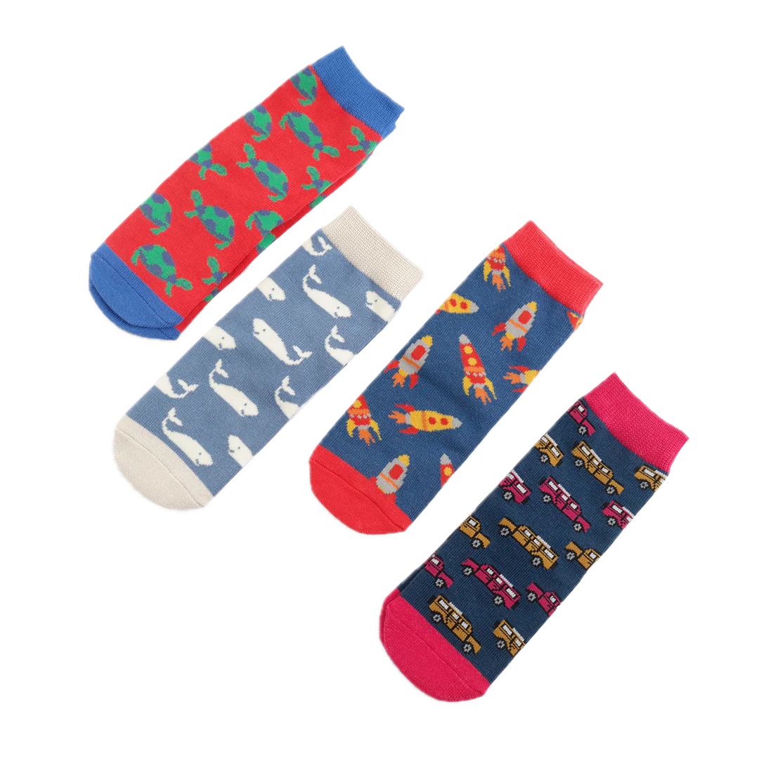 Bamboo Gift Box Socks - Little Prince Kids - Miss Sparrow