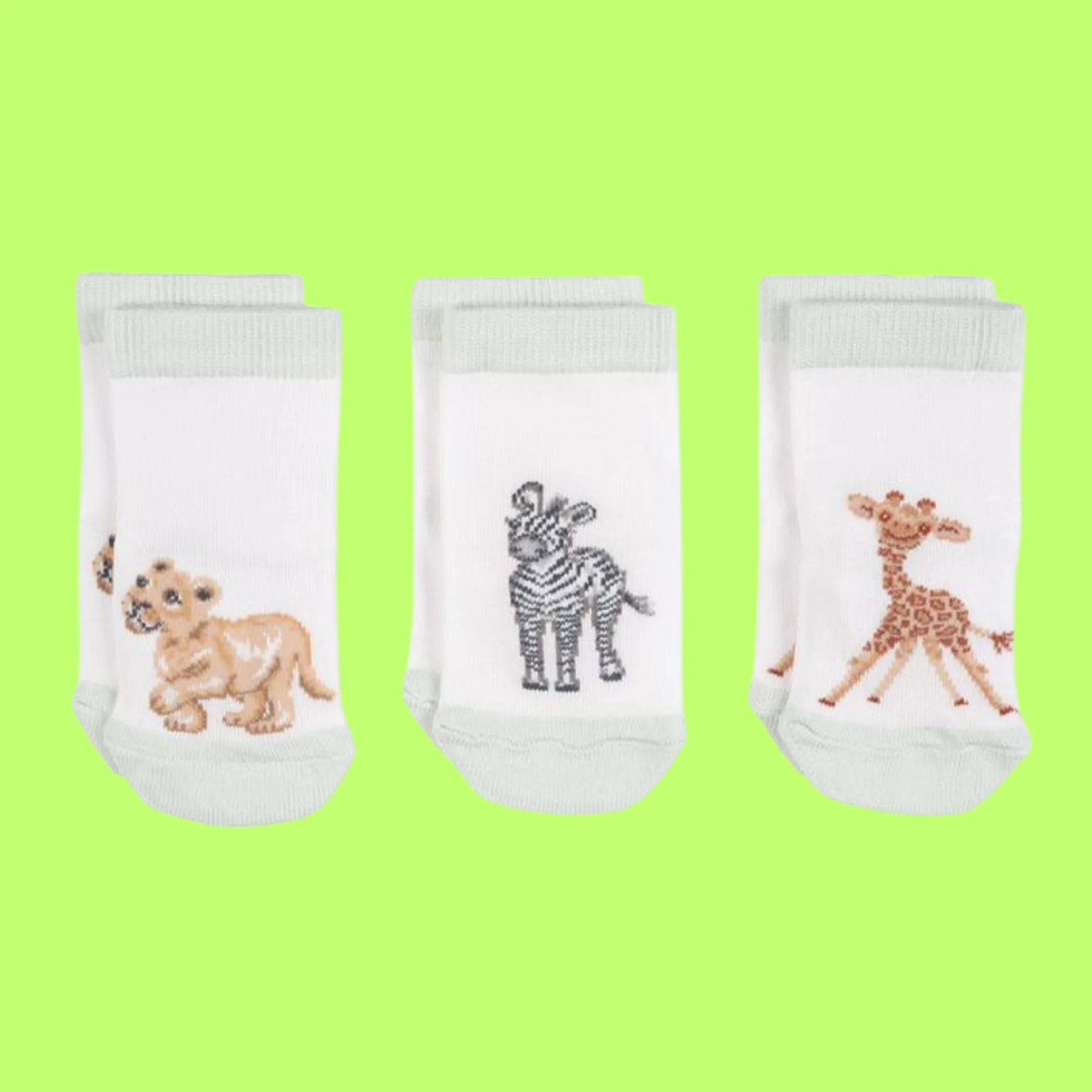 Little Savannah African Animal Baby Socks - Image 2