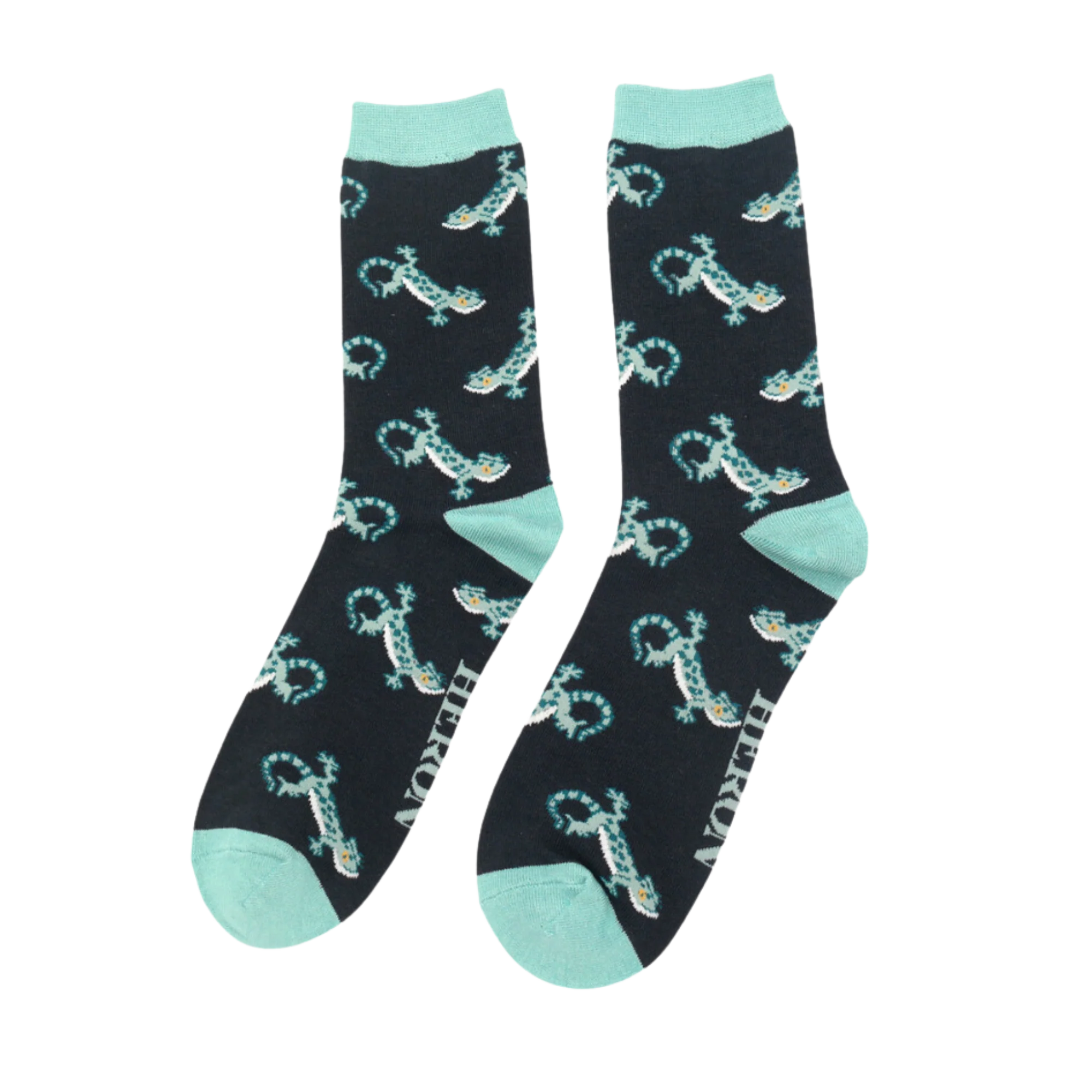 Lizards Bamboo Socks - Miss Sparrow - Image 2