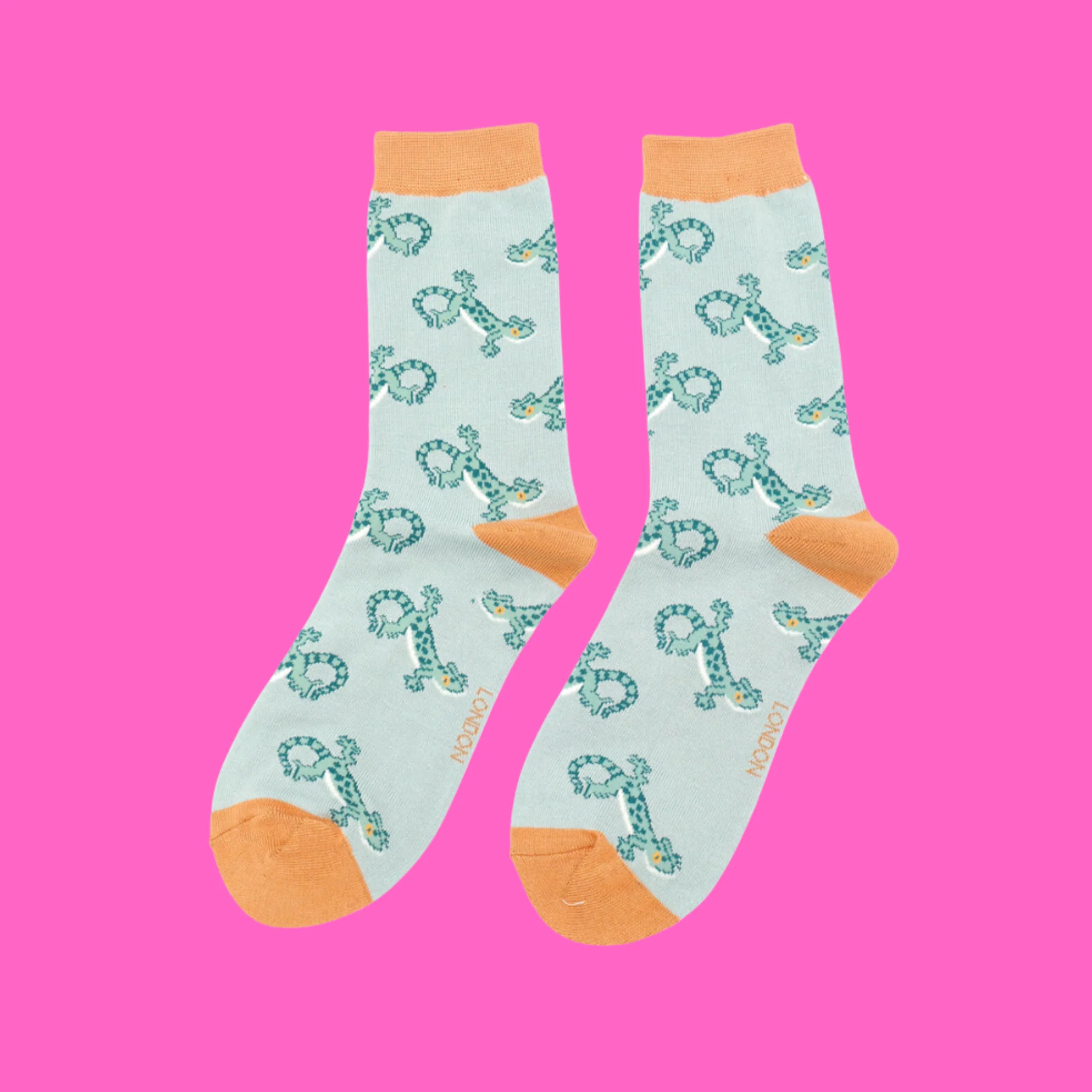 Lizards Bamboo Socks - Miss Sparrow - Image 4