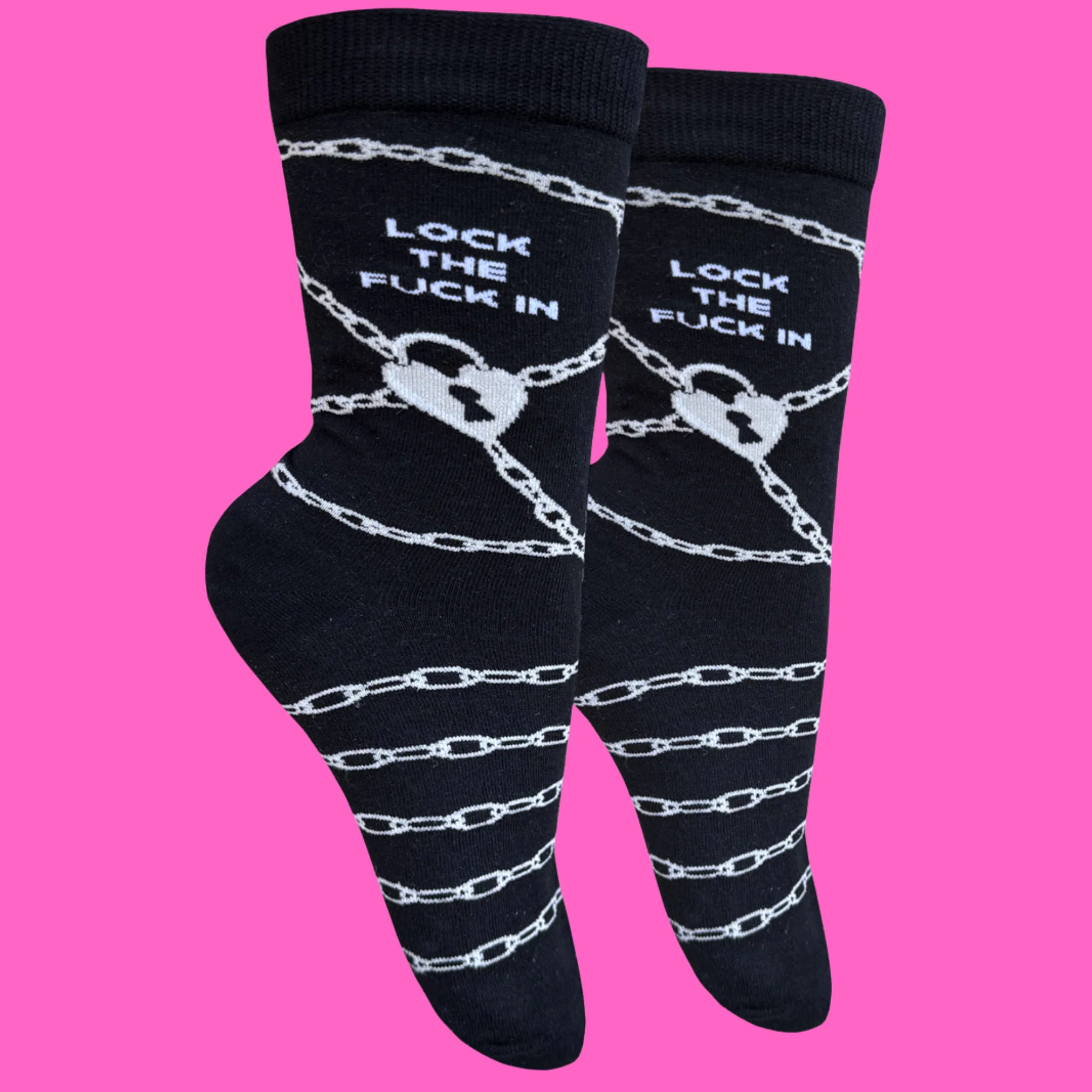 Lock The F**k In Socks - Small - Image 2