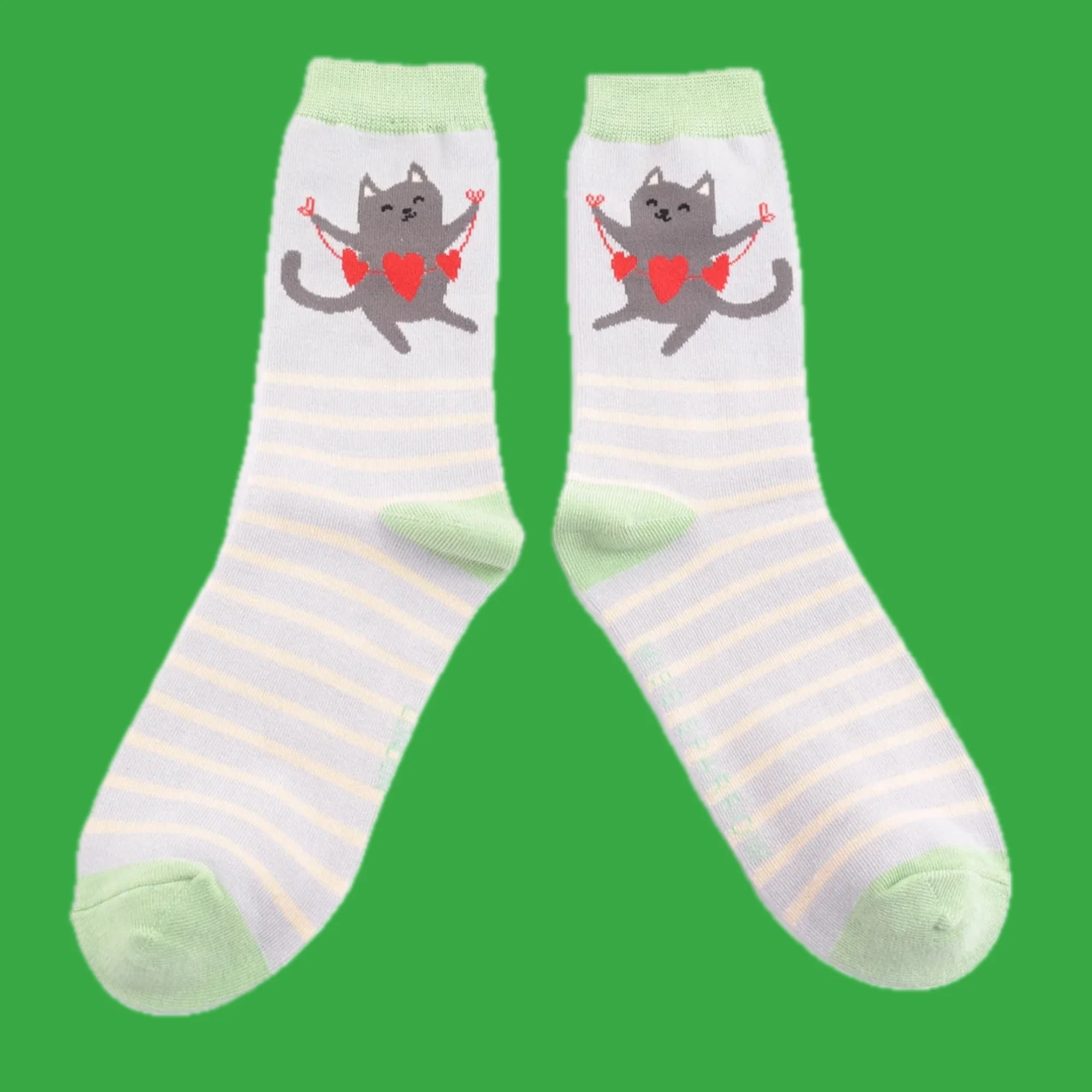 Lovely Cats Bamboo Socks - Miss Sparrow - Image 3