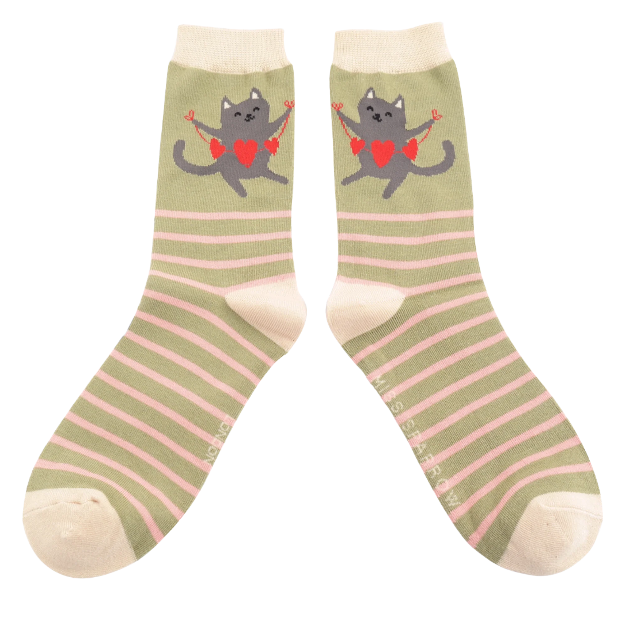 Lovely Cats Bamboo Socks - Miss Sparrow - Image 6