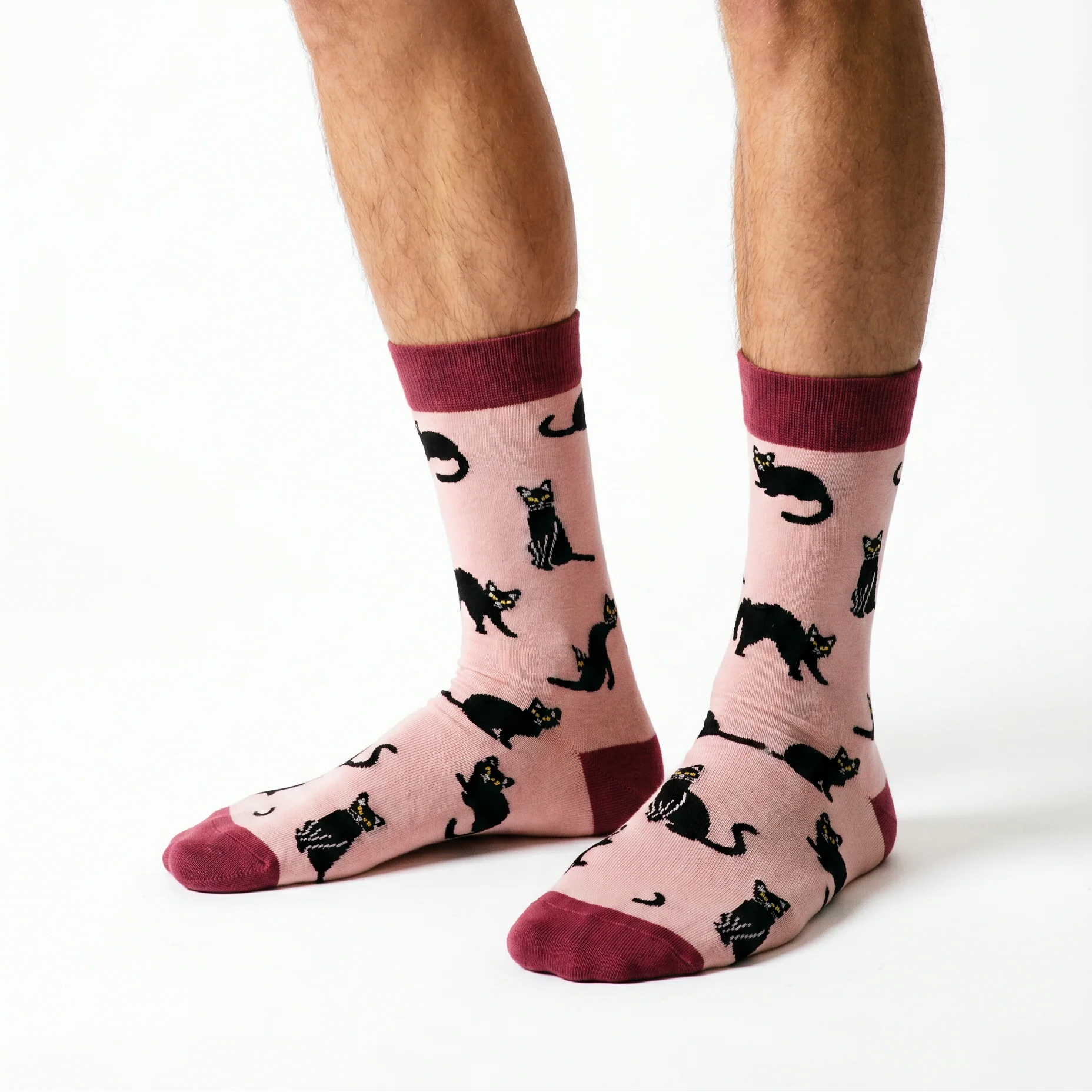 Bamboo Socks - Black Cats - Image 11
