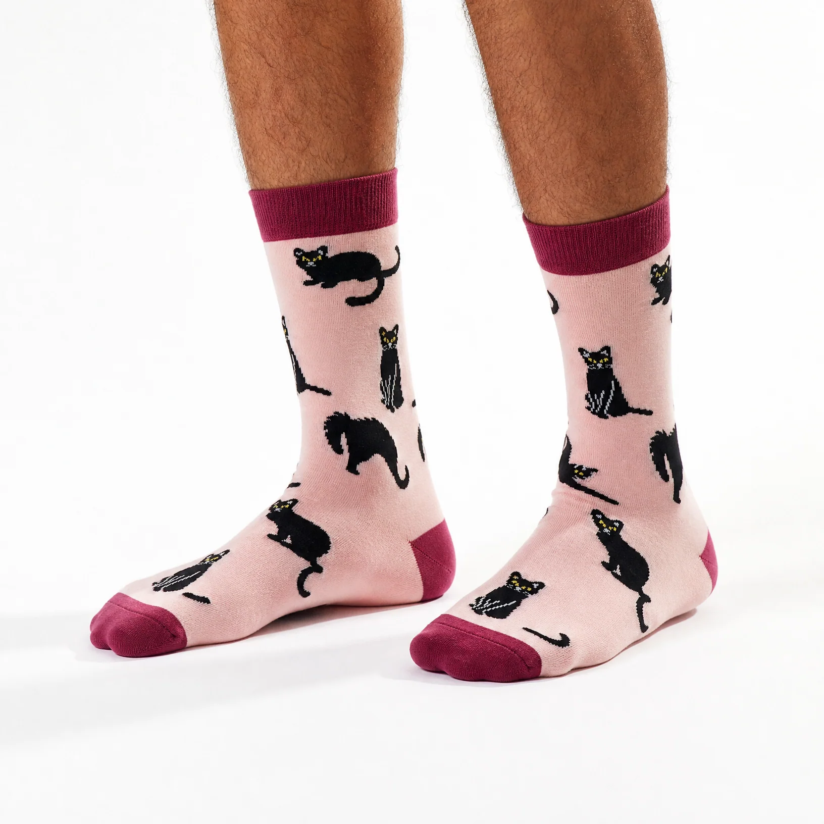 Bamboo Socks - Black Cats - Image 12