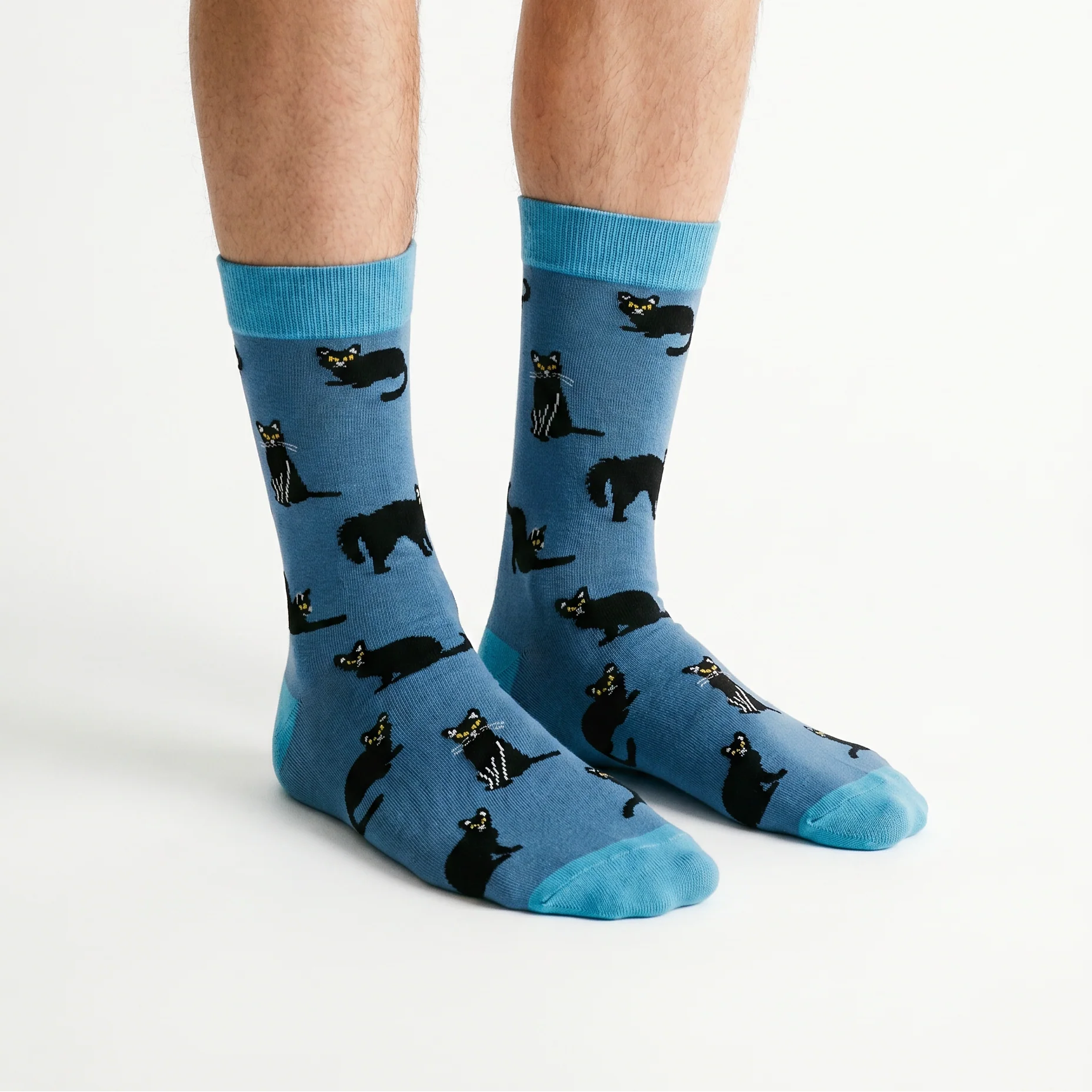 Bamboo Socks - Black Cats - Image 2