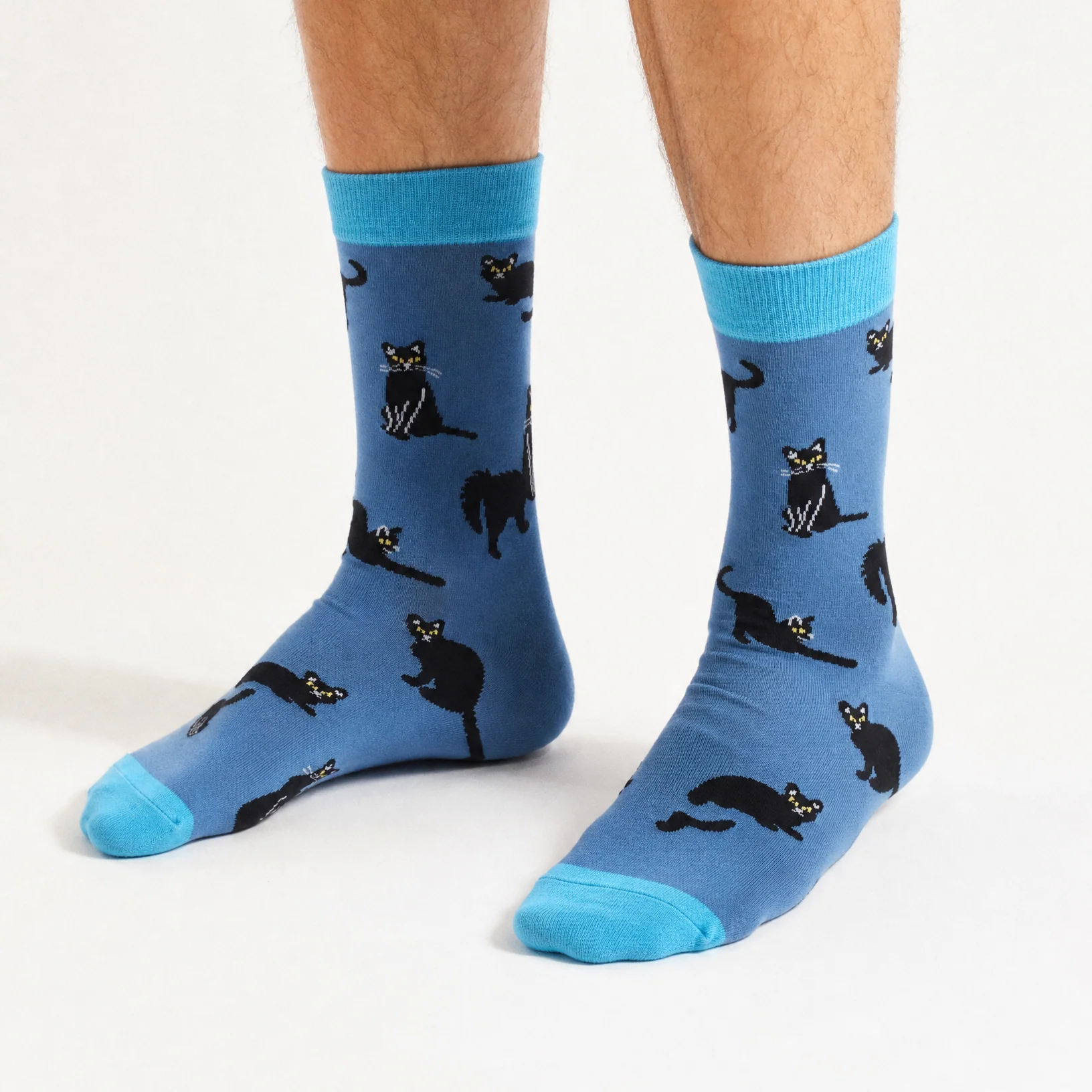 Bamboo Socks - Black Cats - Image 3