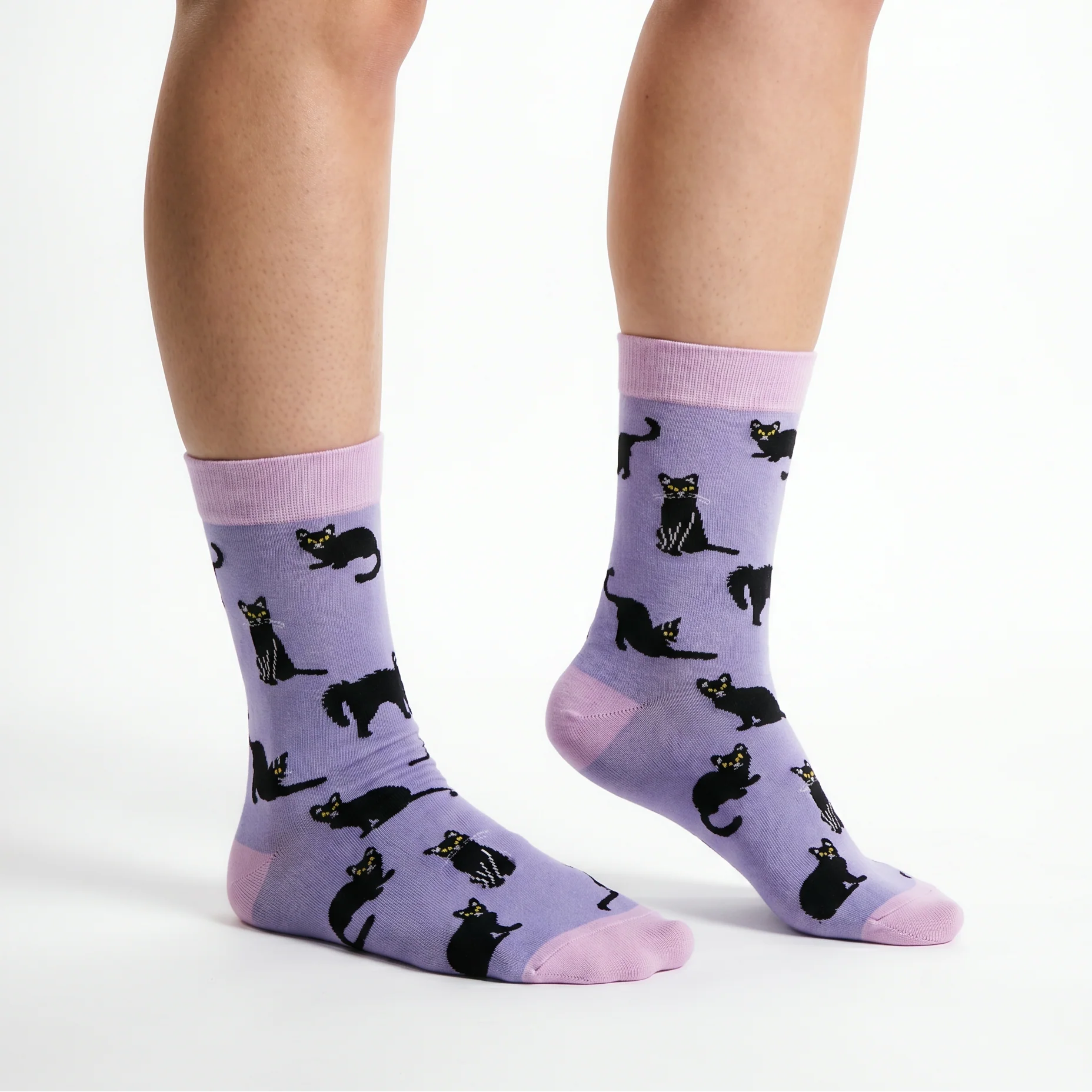 Bamboo Socks - Black Cats - Image 8