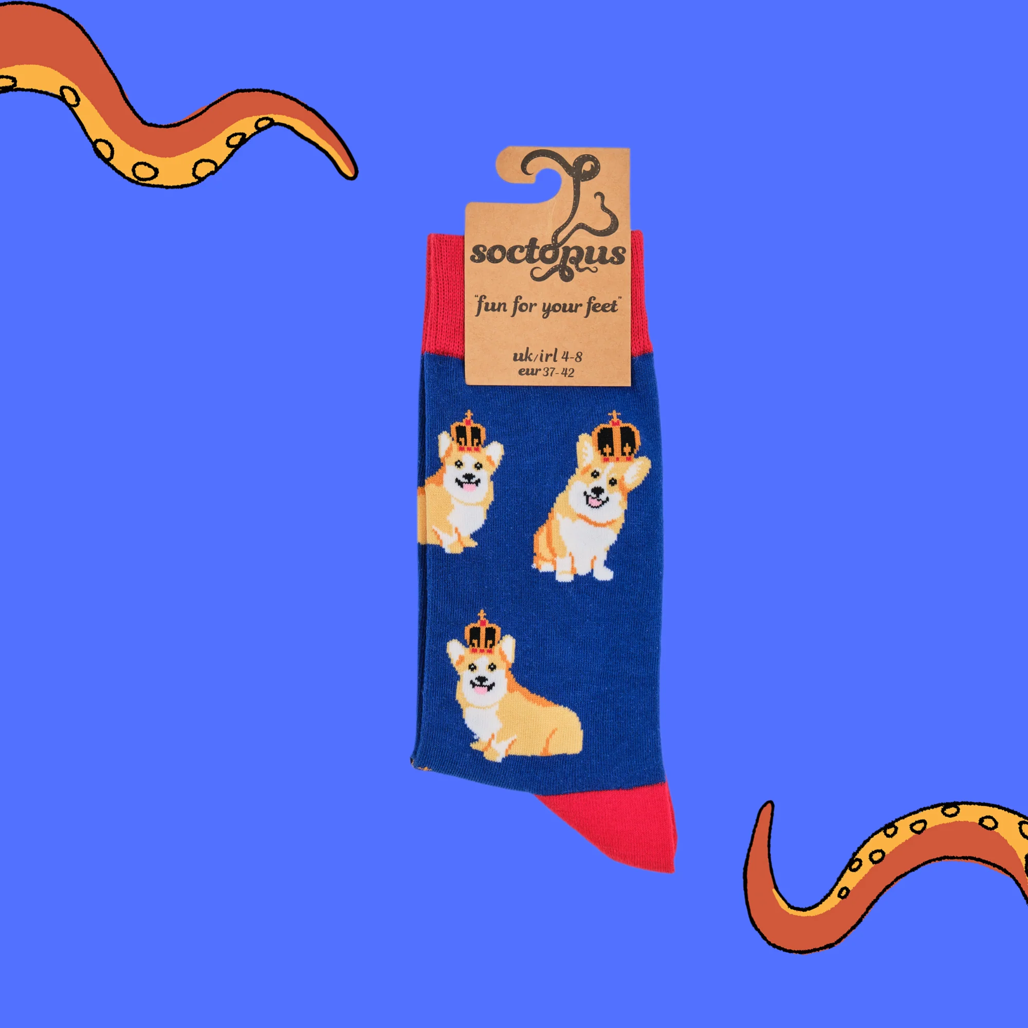Majestic Corgi Socks - Image 4