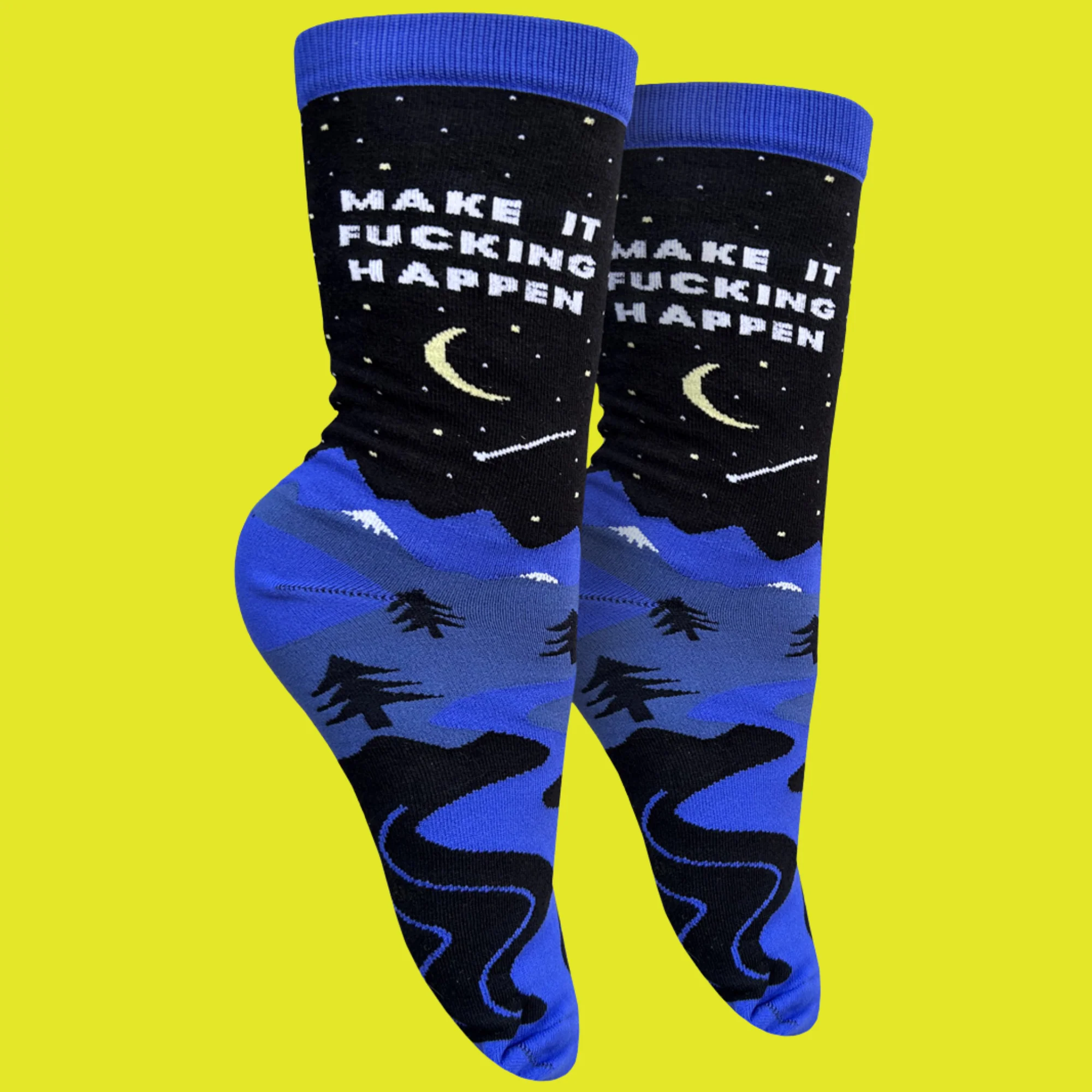 Make It F**king Happen Socks - Small - Image 2