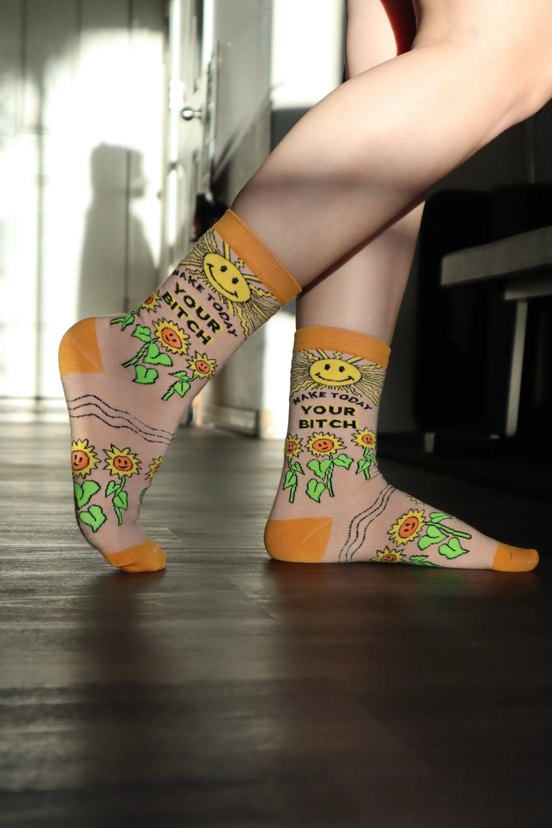 Make Today Your B**ch Socks - Large - Image 4
