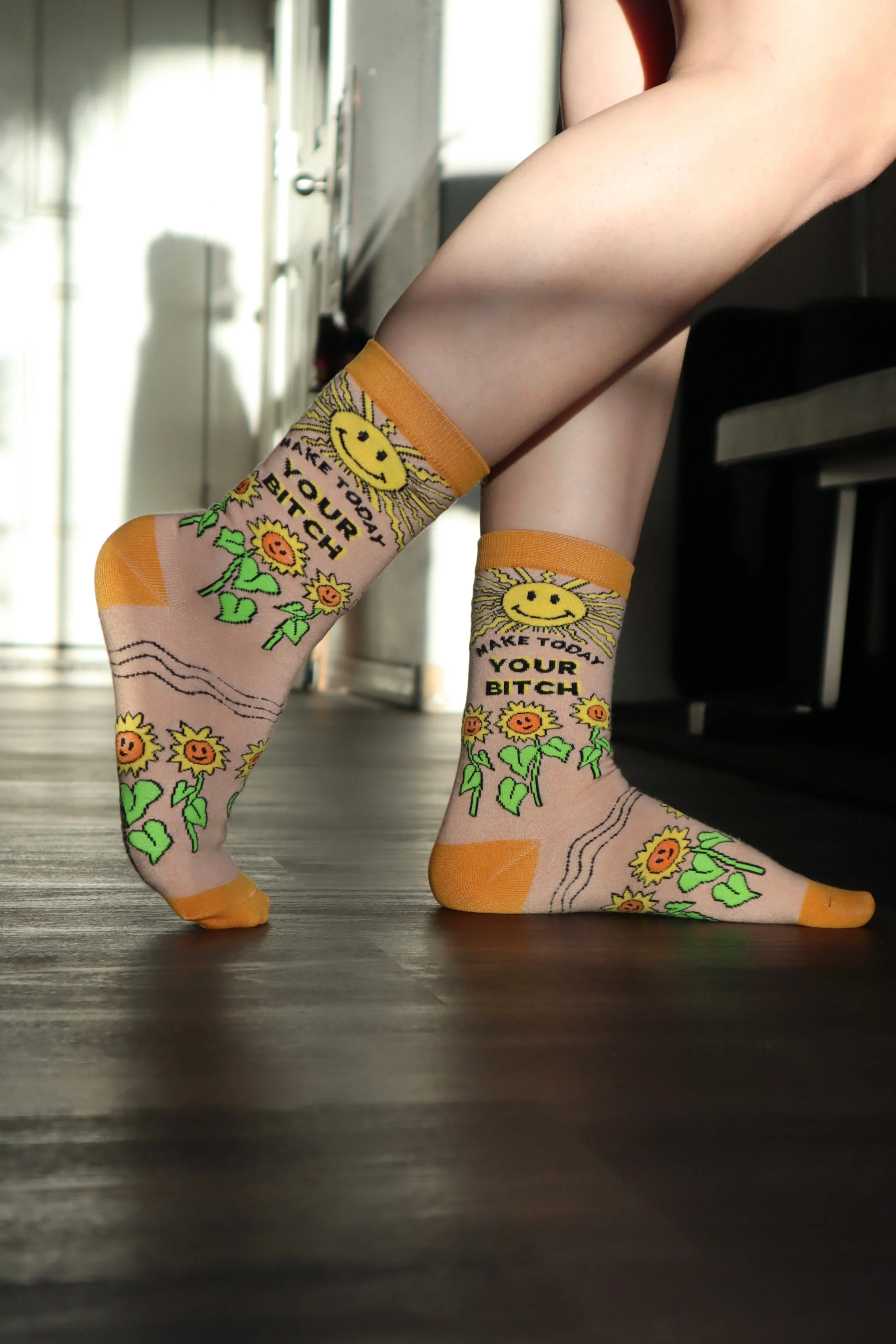 Make Today Your B**ch Socks - Small - Image 4