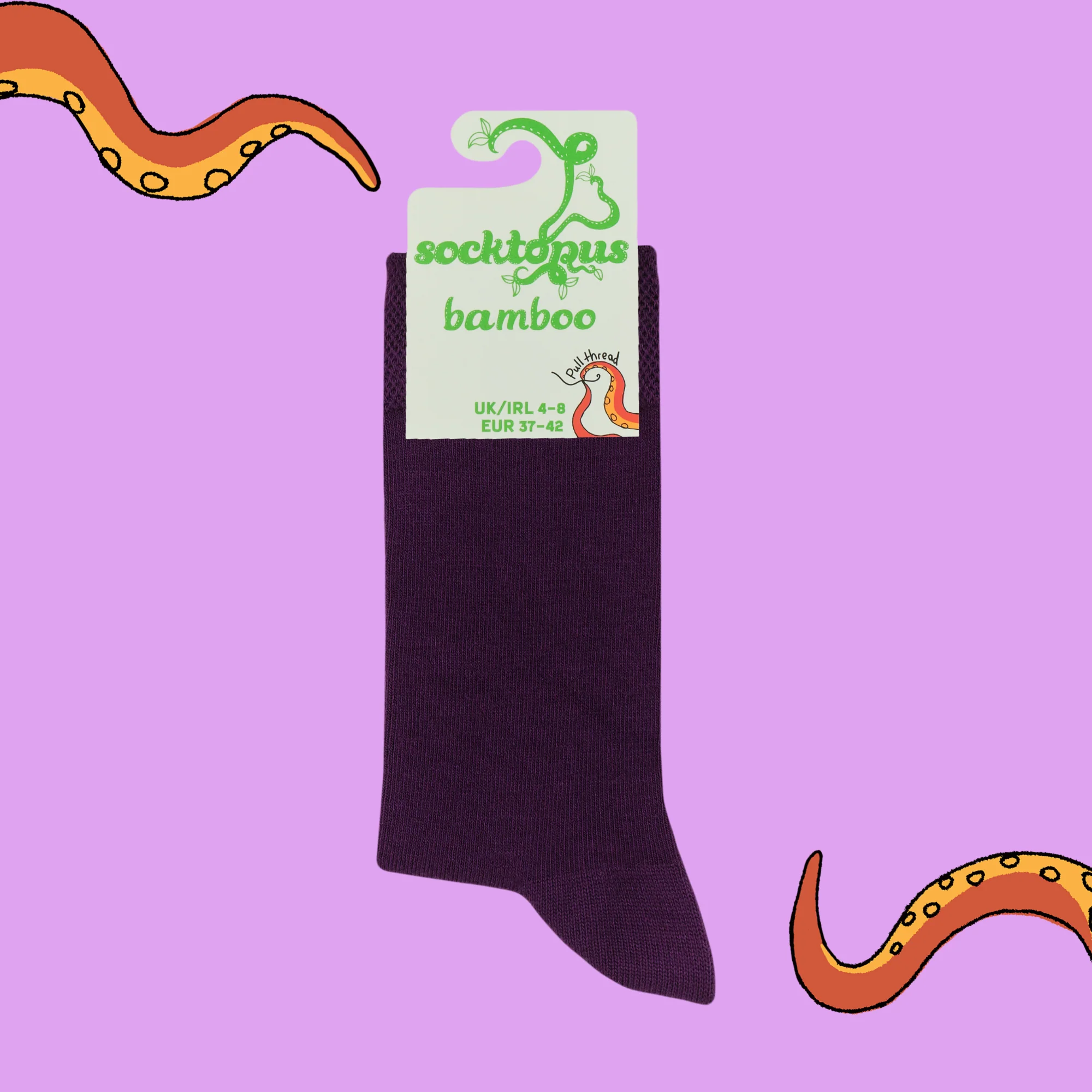 Bamboo Socks - Socktails - Malbec - INDIGO - Image 4