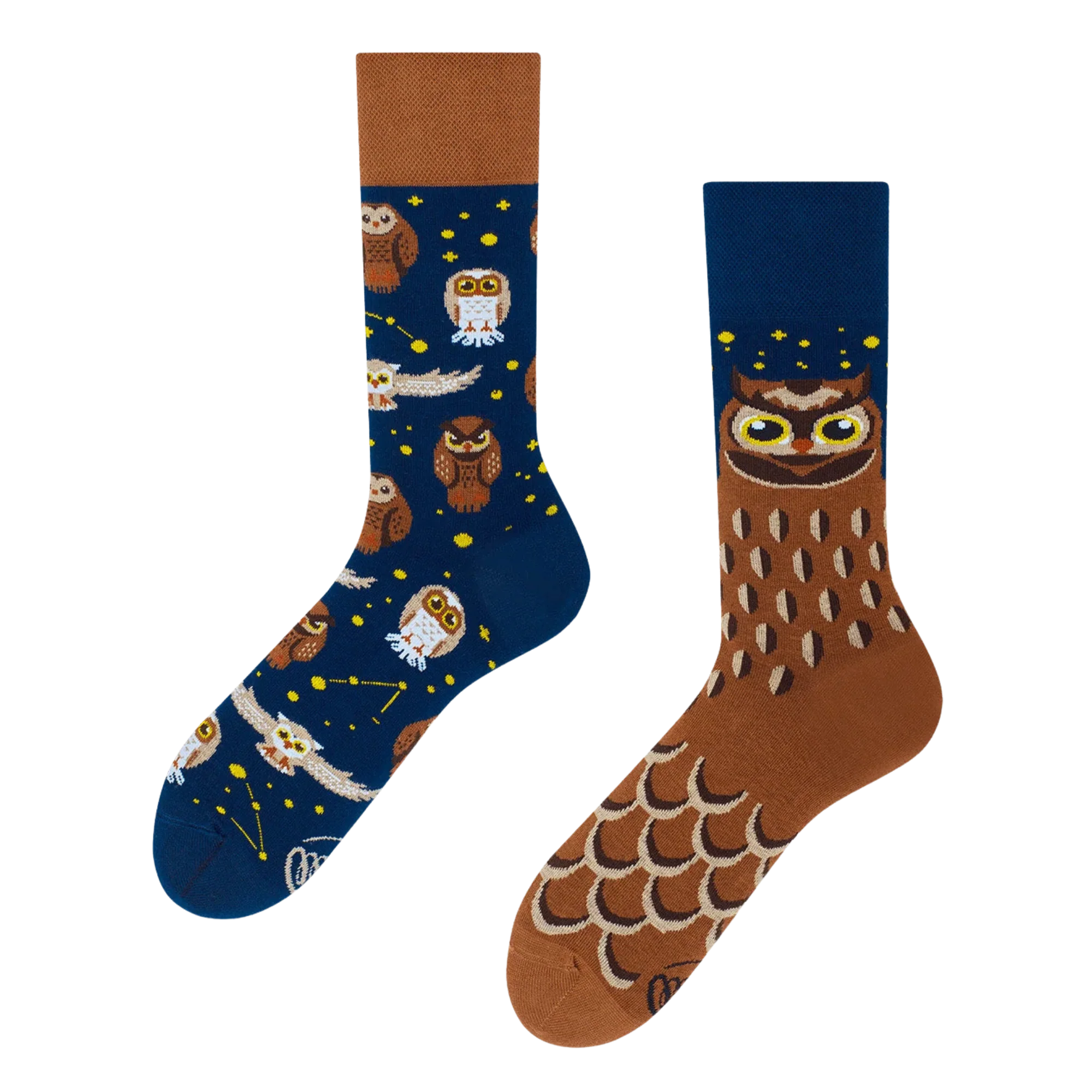 Owly Moly Mismatched Socks