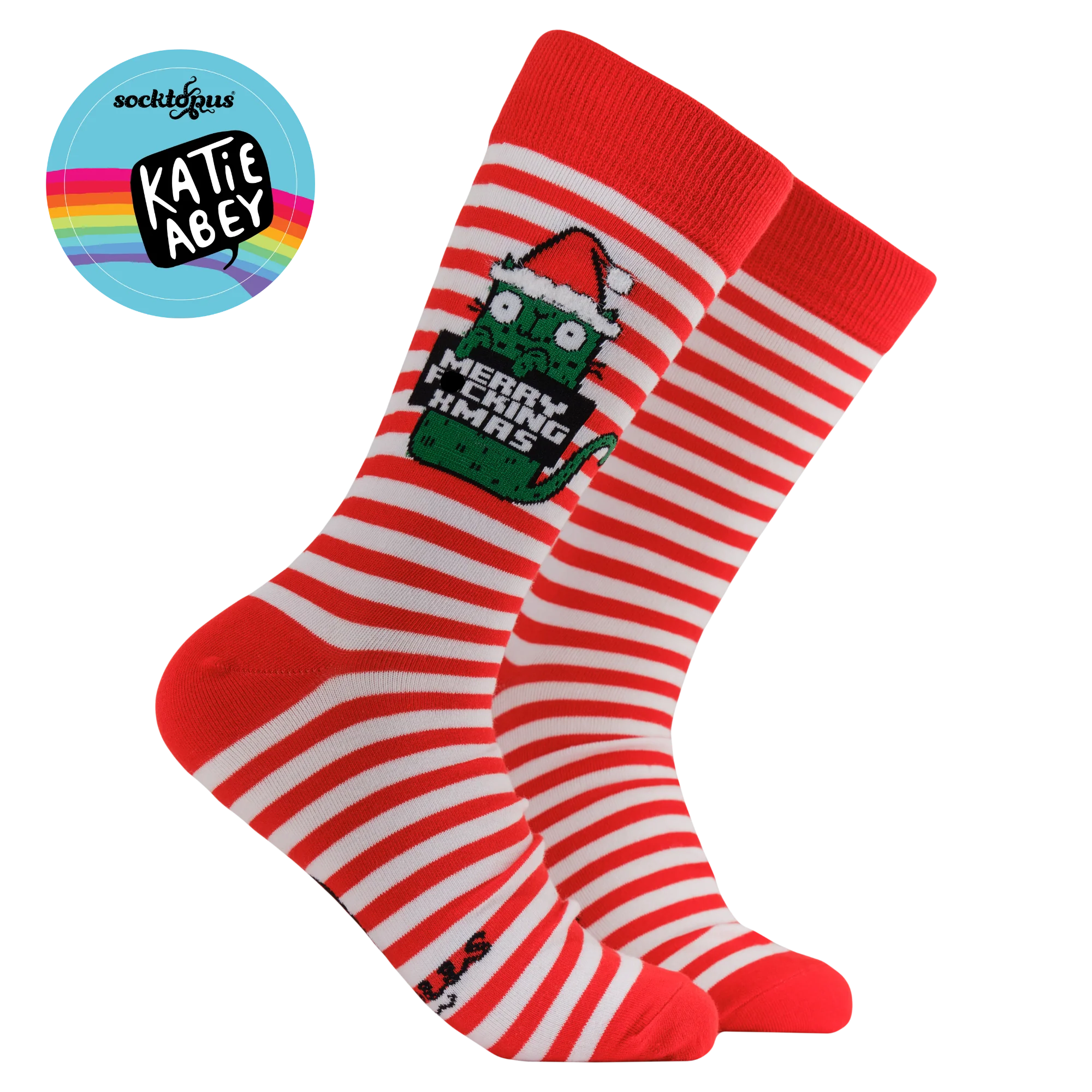 Merry F**king XMAS Socks - Socktopus X Katie Abey