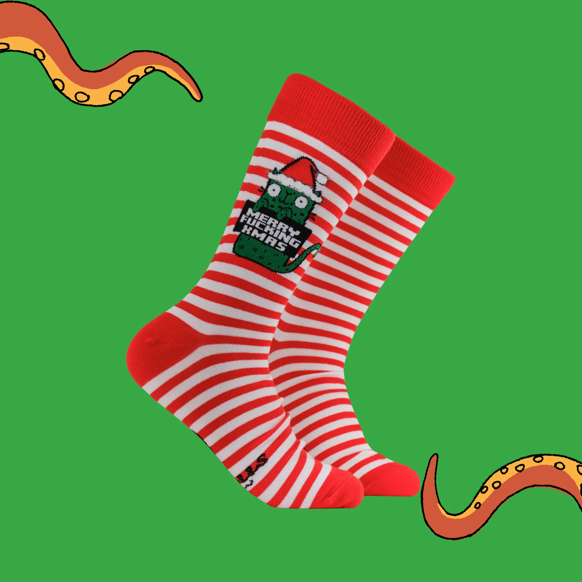 Merry F**king XMAS Socks - Socktopus X Katie Abey - Image 2