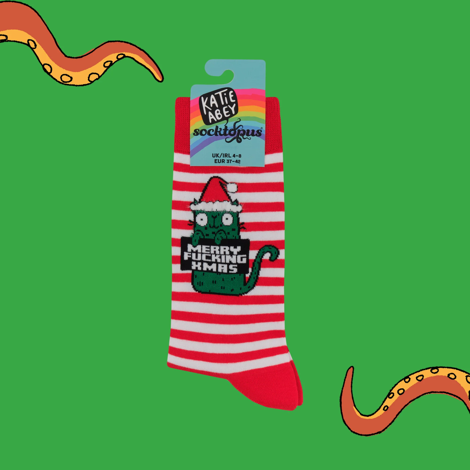 Merry F**king XMAS Socks - Socktopus X Katie Abey - Image 4