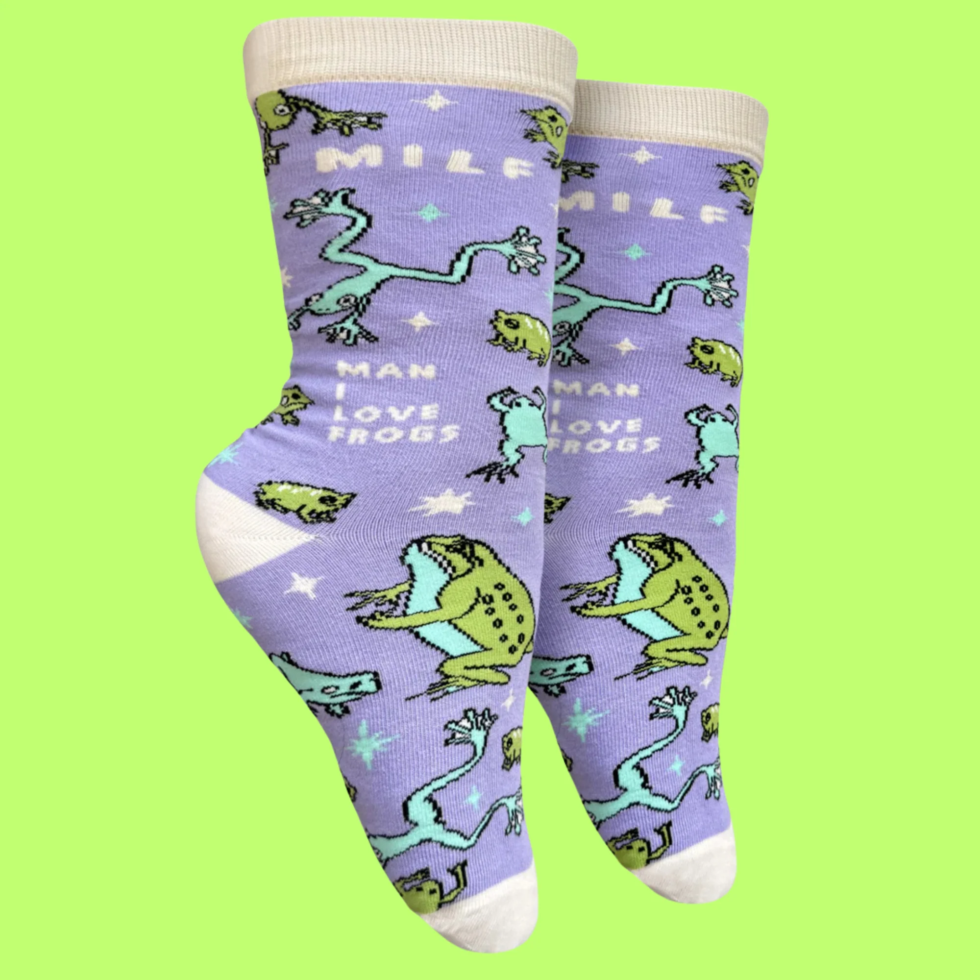 MILF: Man I Love Frogs Socks - Small - Image 2
