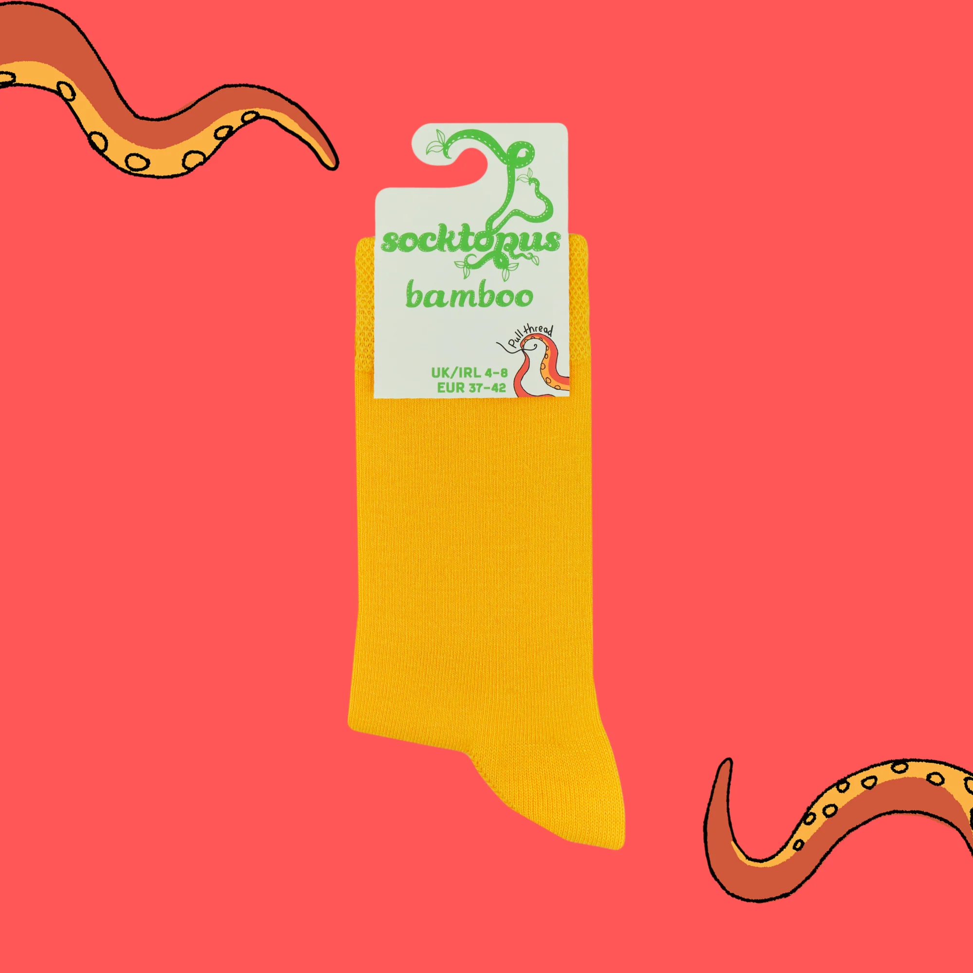 Bamboo Socks - Socktails - Mimosa - YELLOW - Image 4