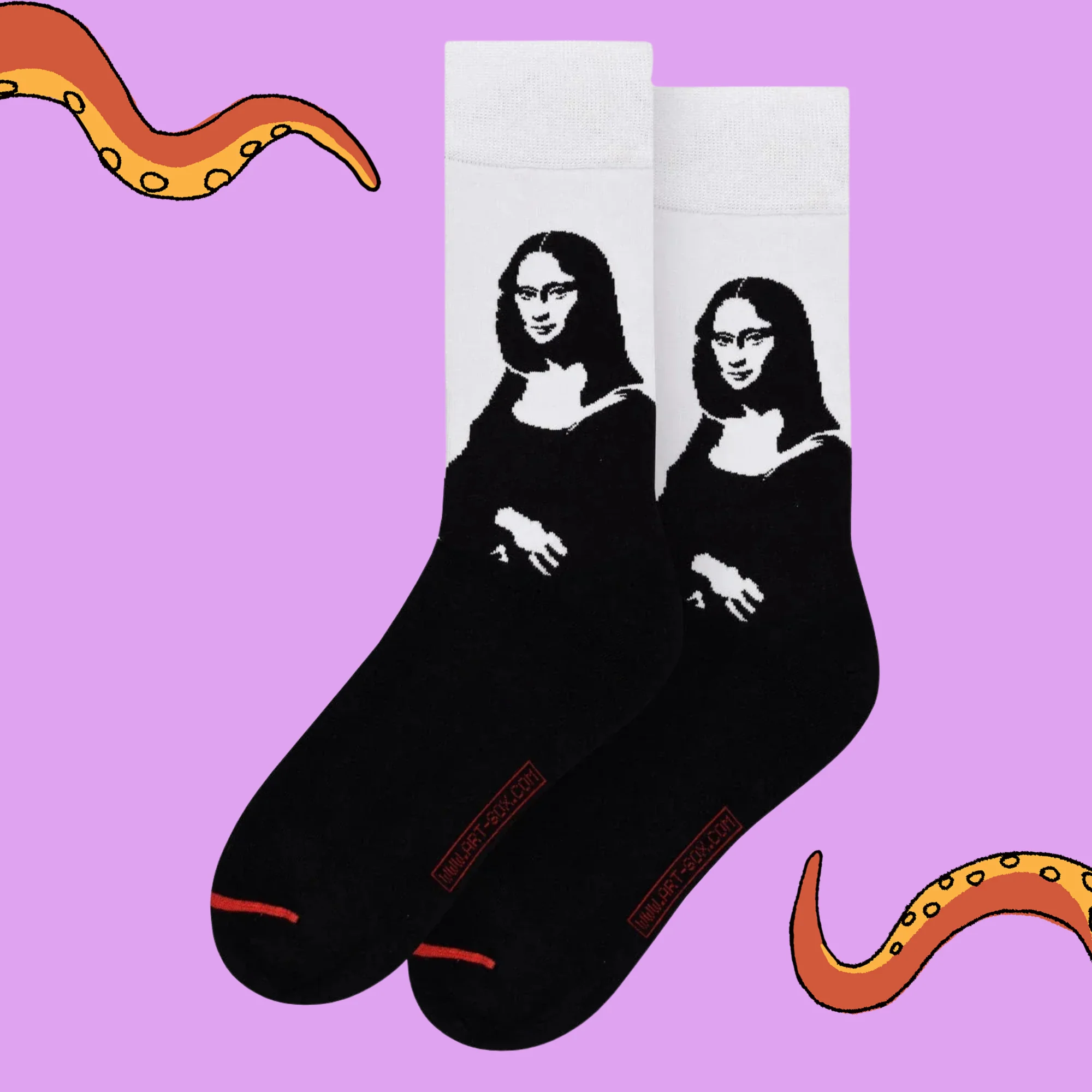 Leonardo da Vinci Mona Lisa Socks - Image 3