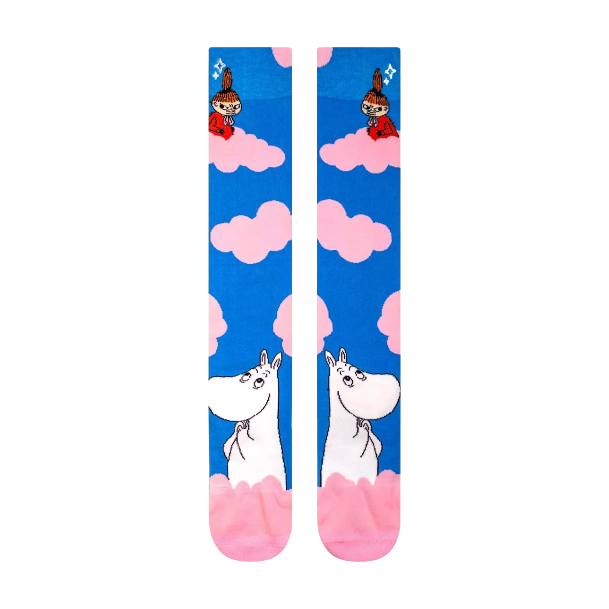 Moomin Clouds Knee-High Socks