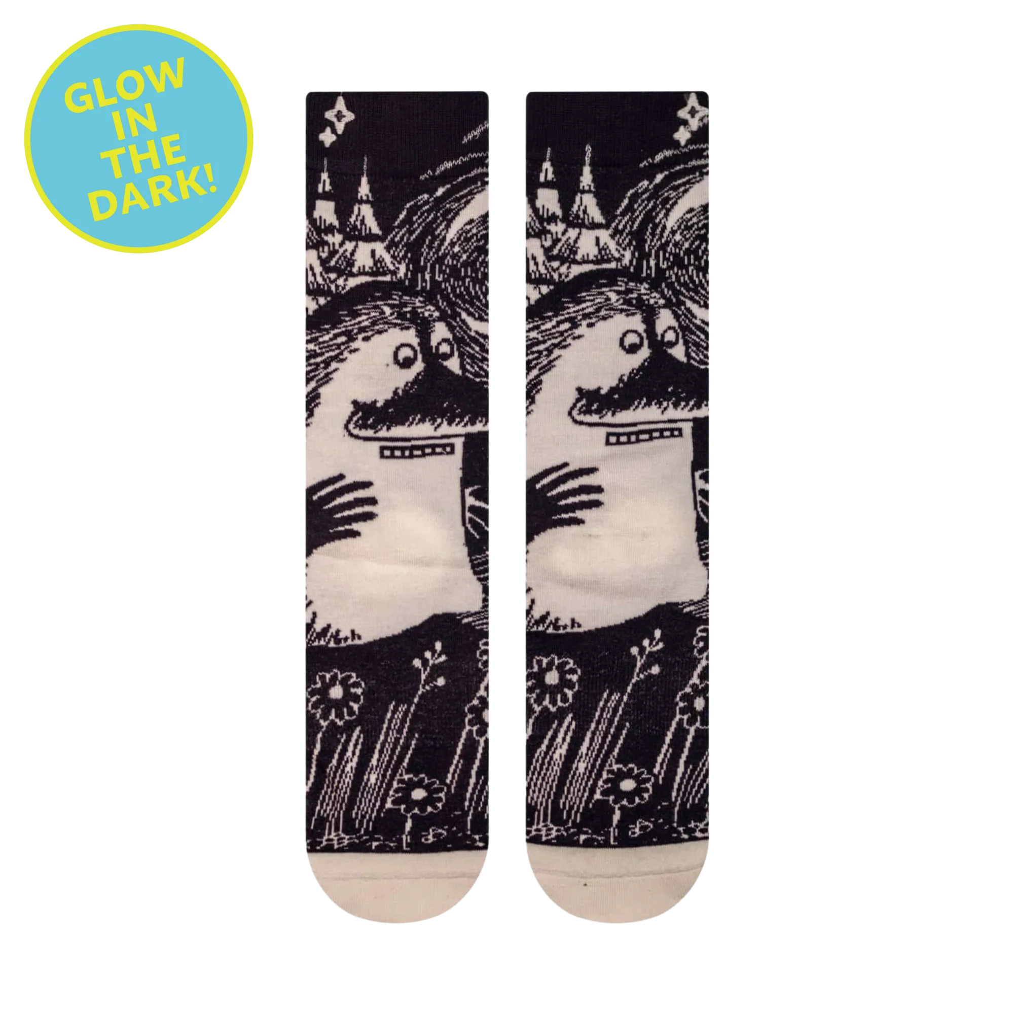 Moomin Groke Glow Socks