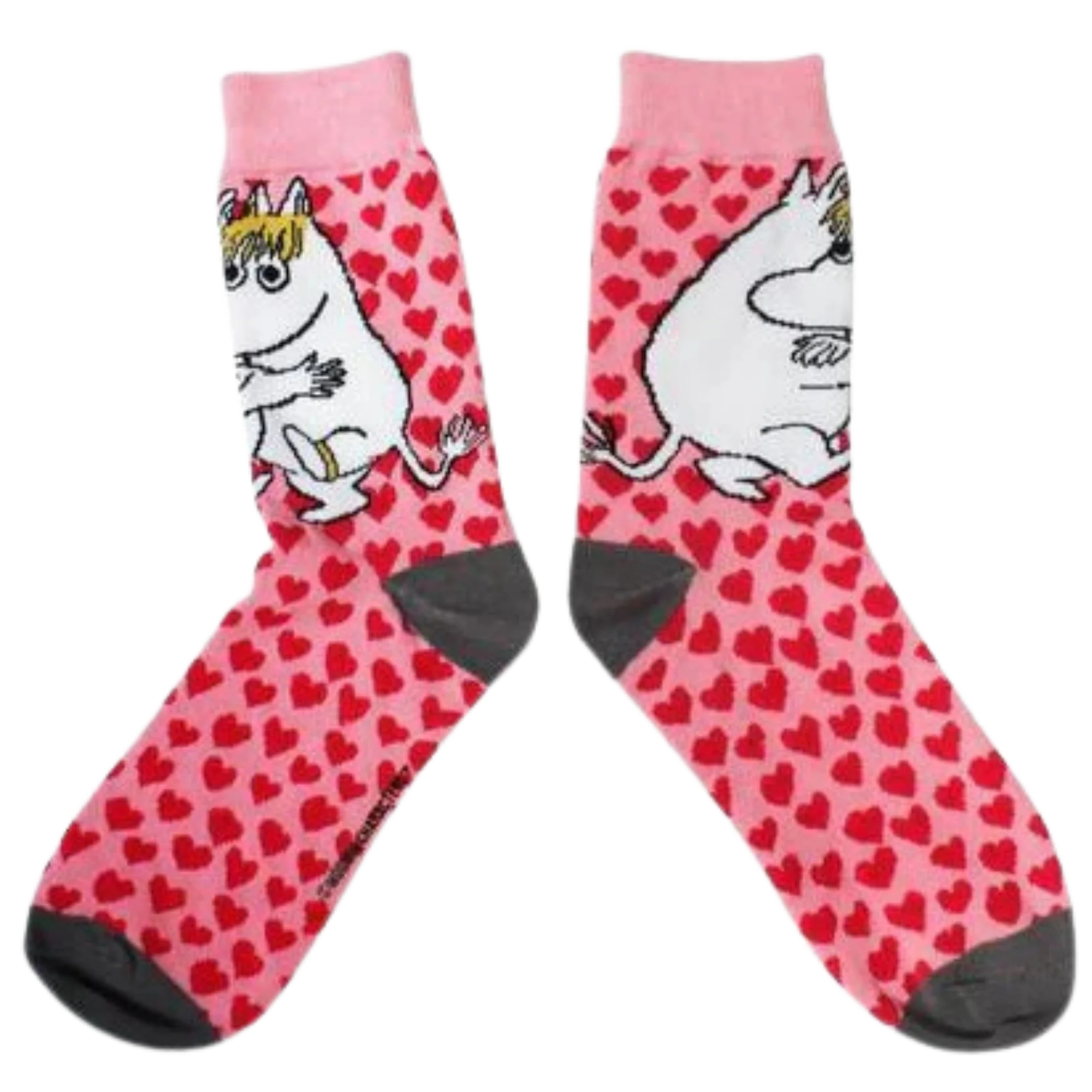 Moomin Heart Print Socks