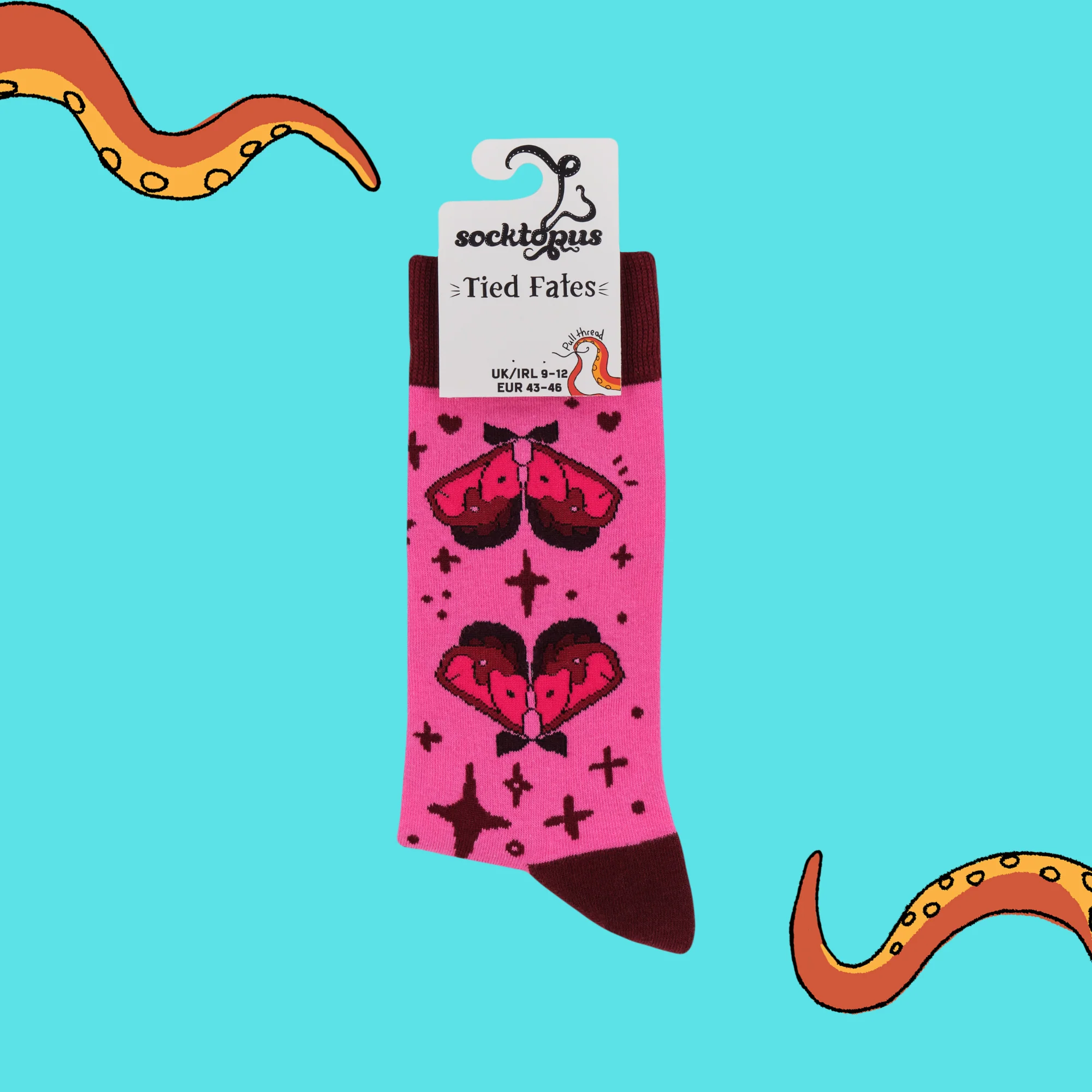 Moth Socks - Tied Fates X Socktopus - Image 2