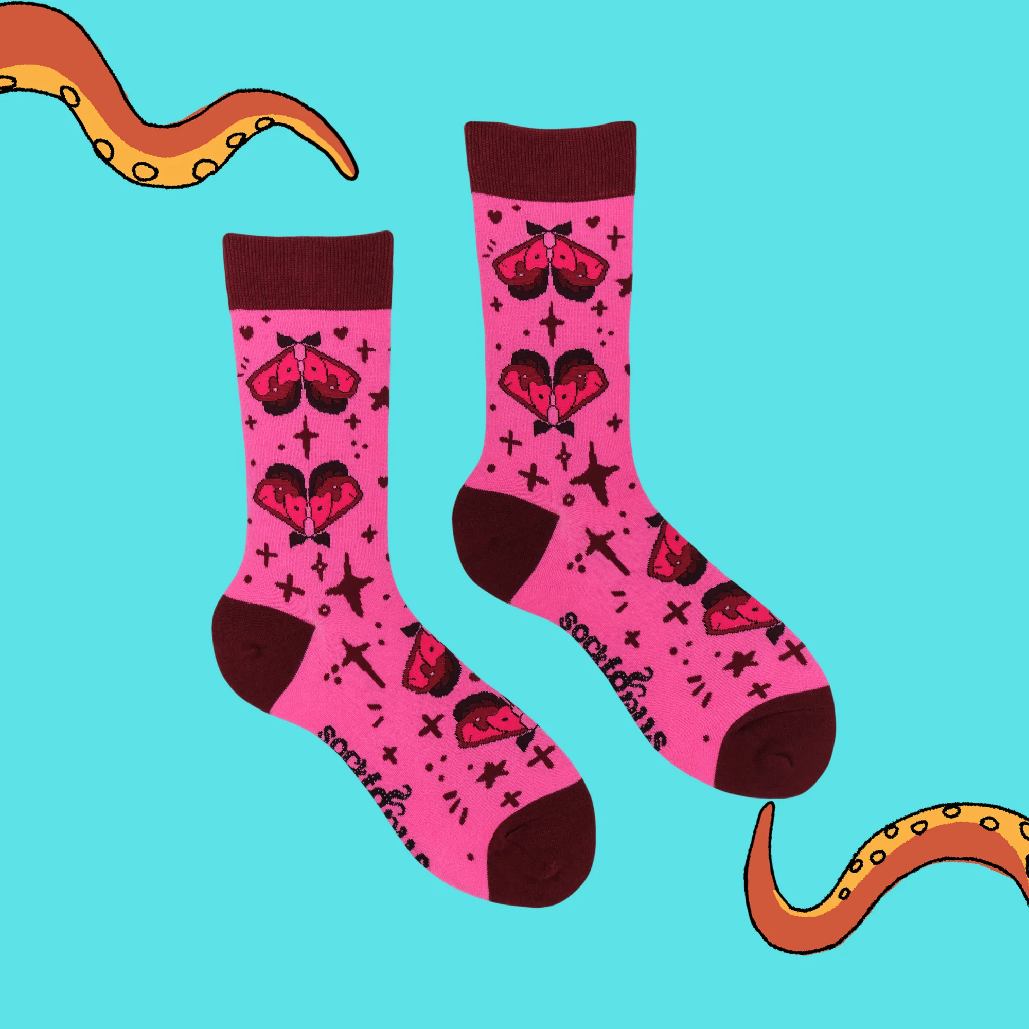 Moth Socks - Tied Fates X Socktopus - Image 3