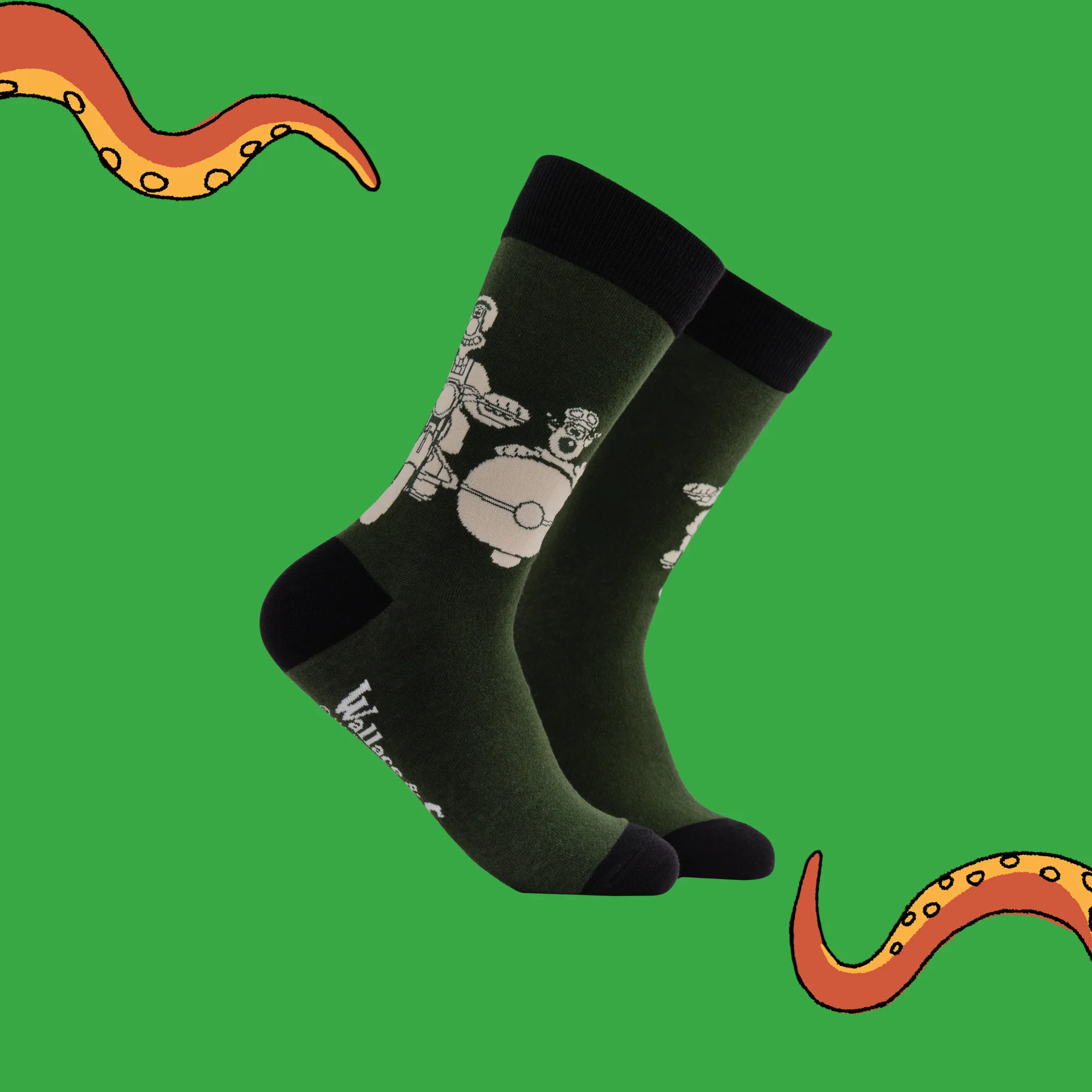 Motorbike Socks - Socktopus X Wallace & Gromit - Image 3