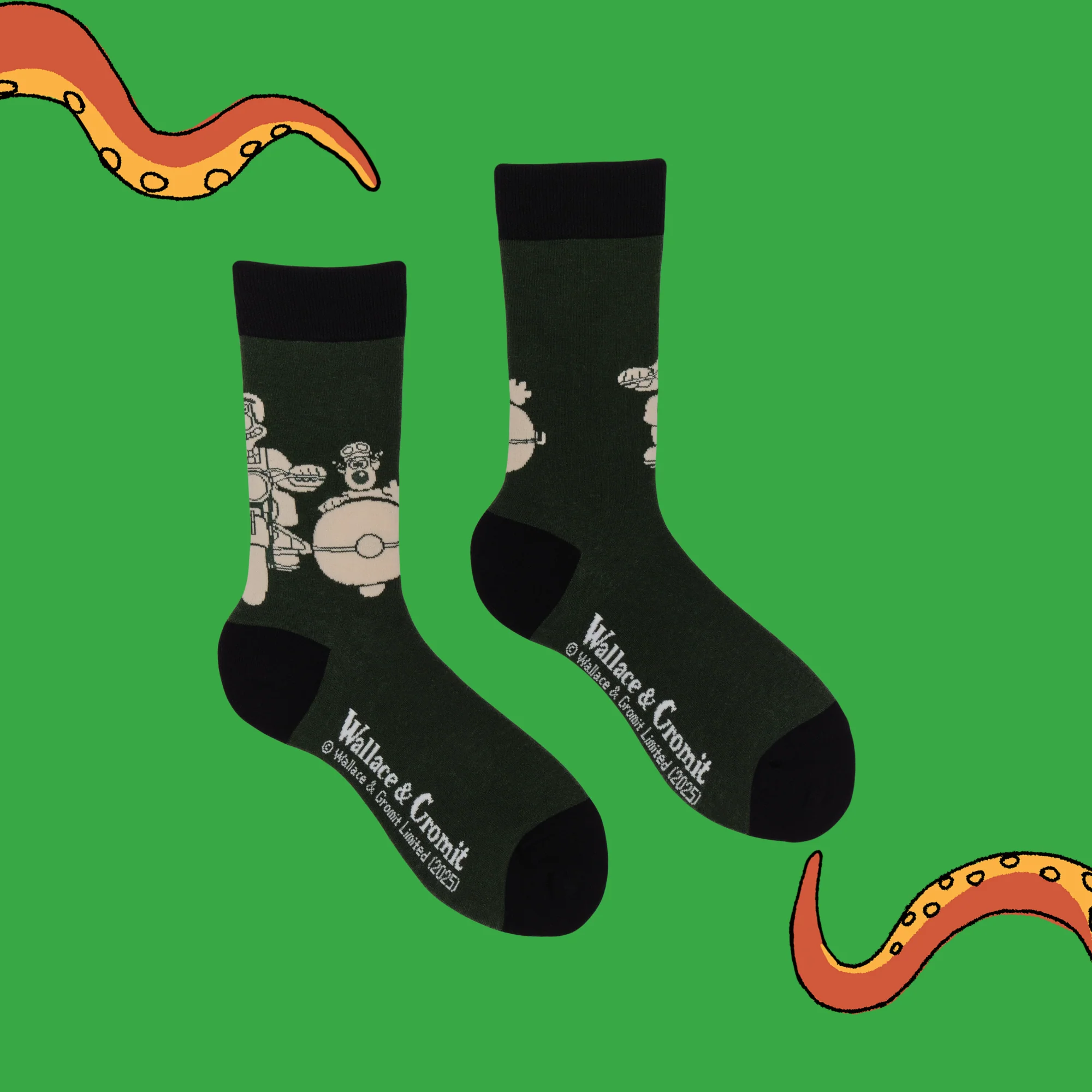 Motorbike Socks - Socktopus X Wallace & Gromit - Image 4