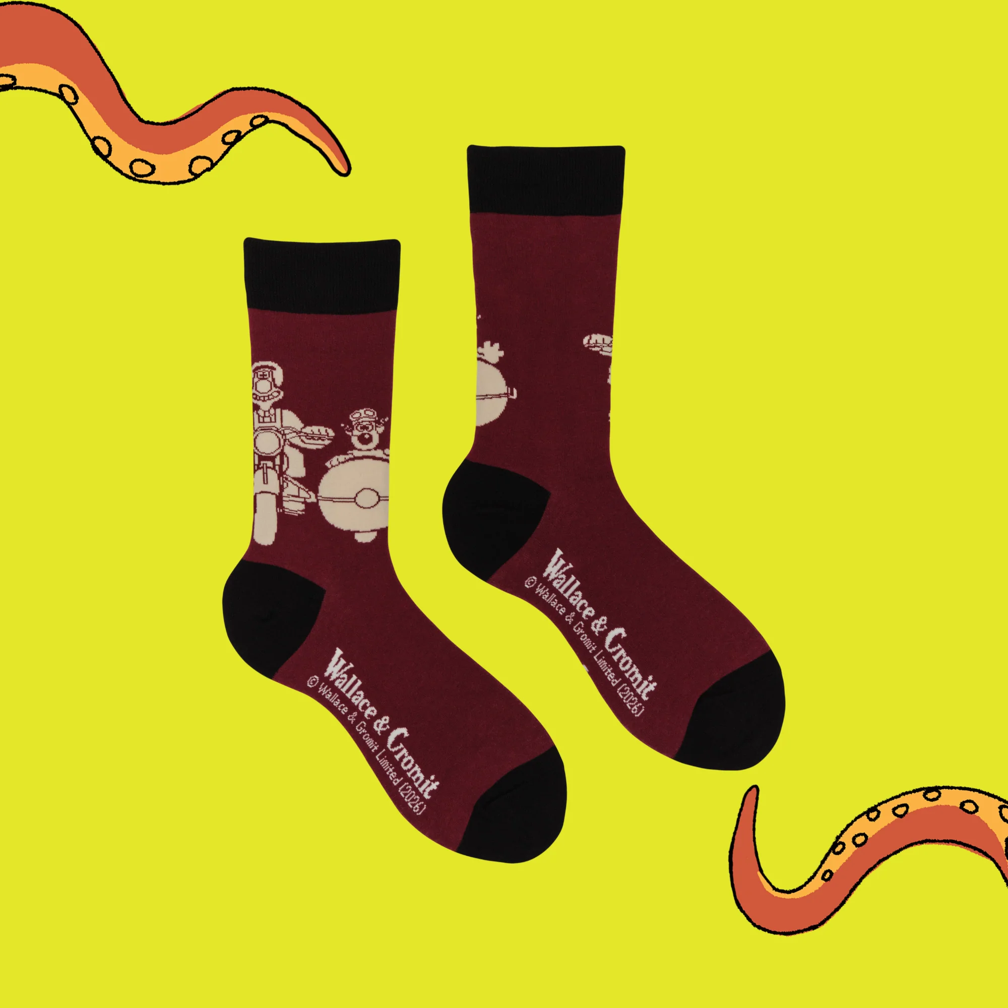 Motorbike Socks - Socktopus X Wallace & Gromit - Image 5